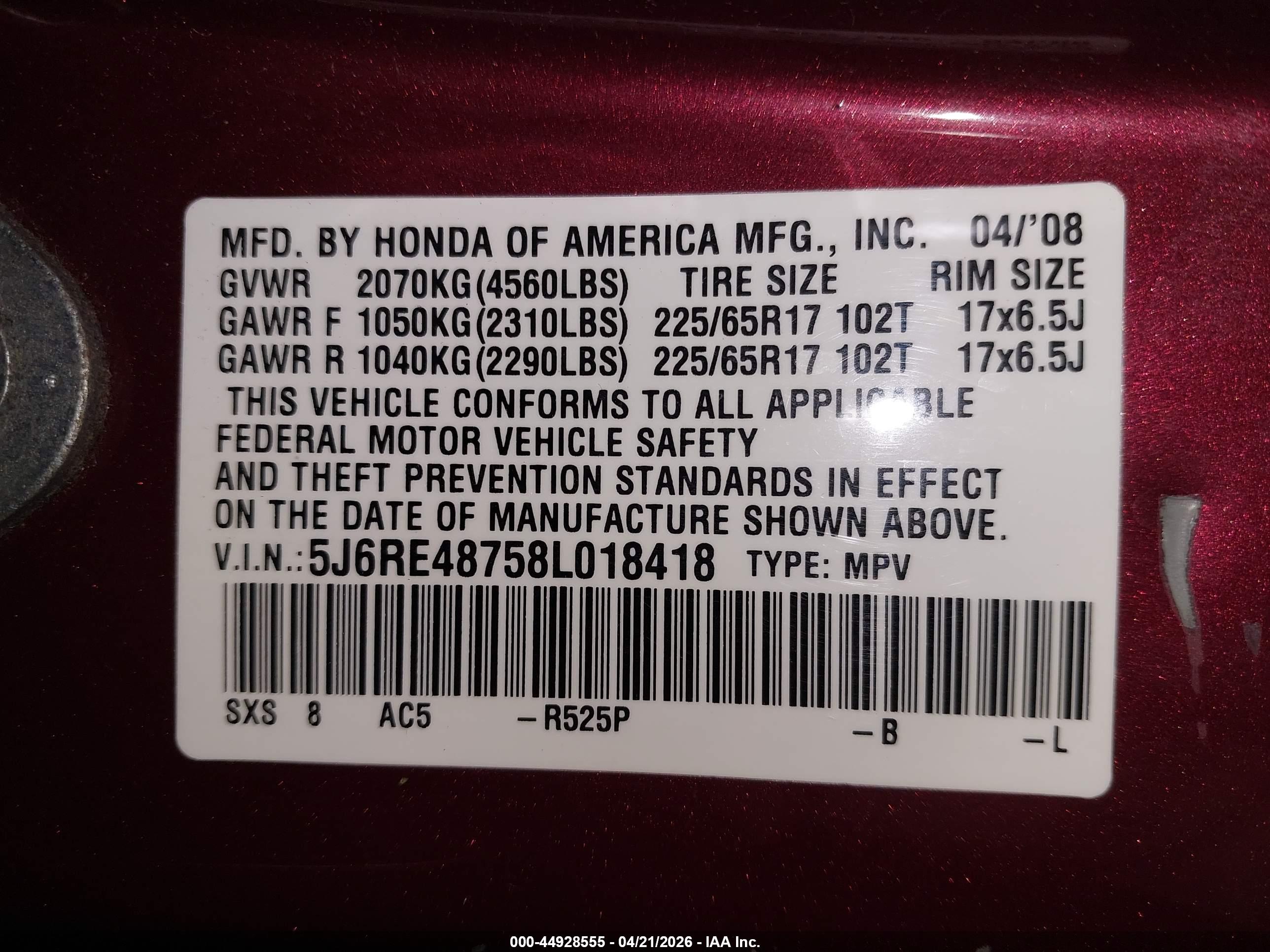 HONDA CR-V image 9