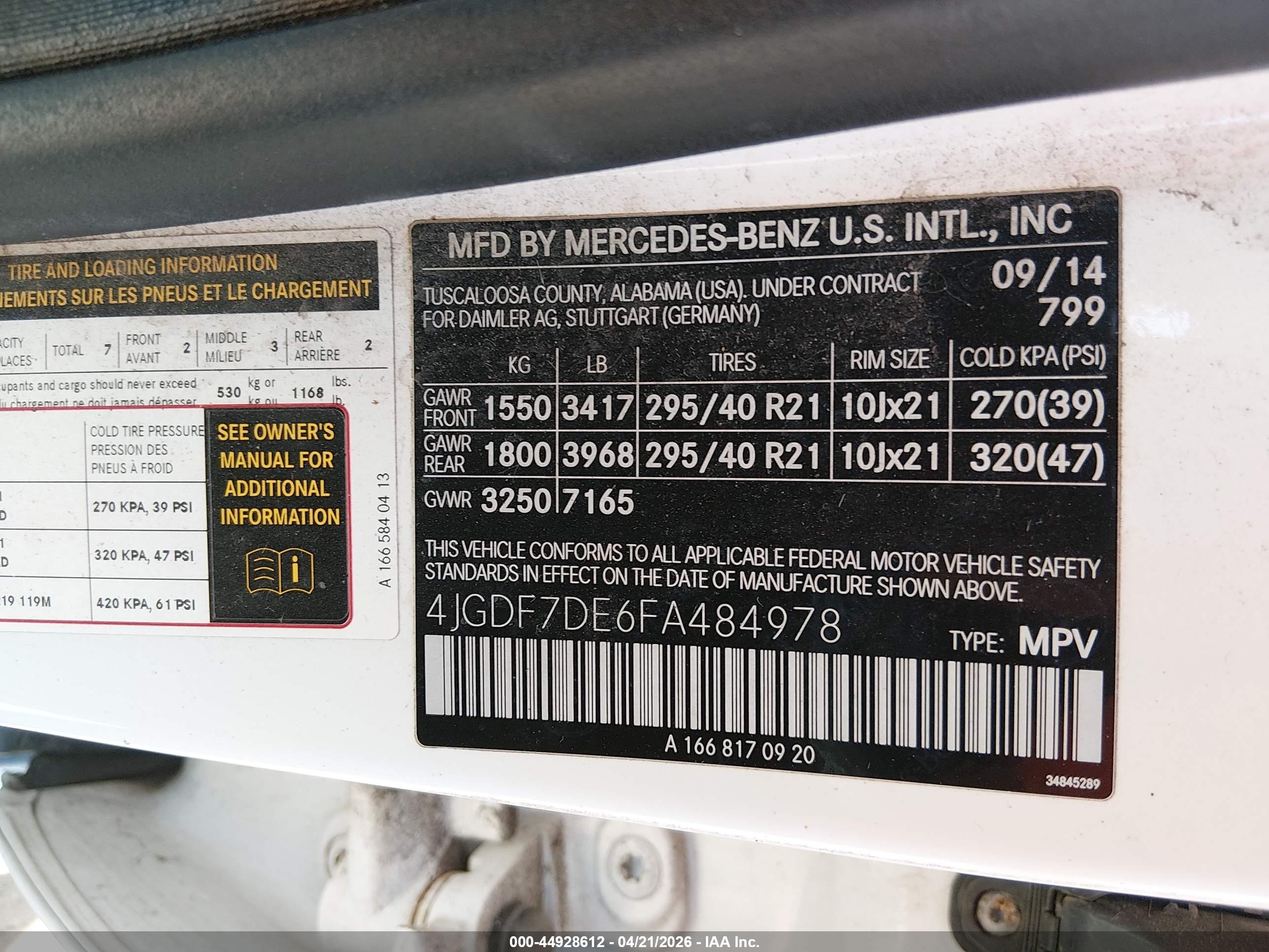 MERCEDES-BENZ GL image 9