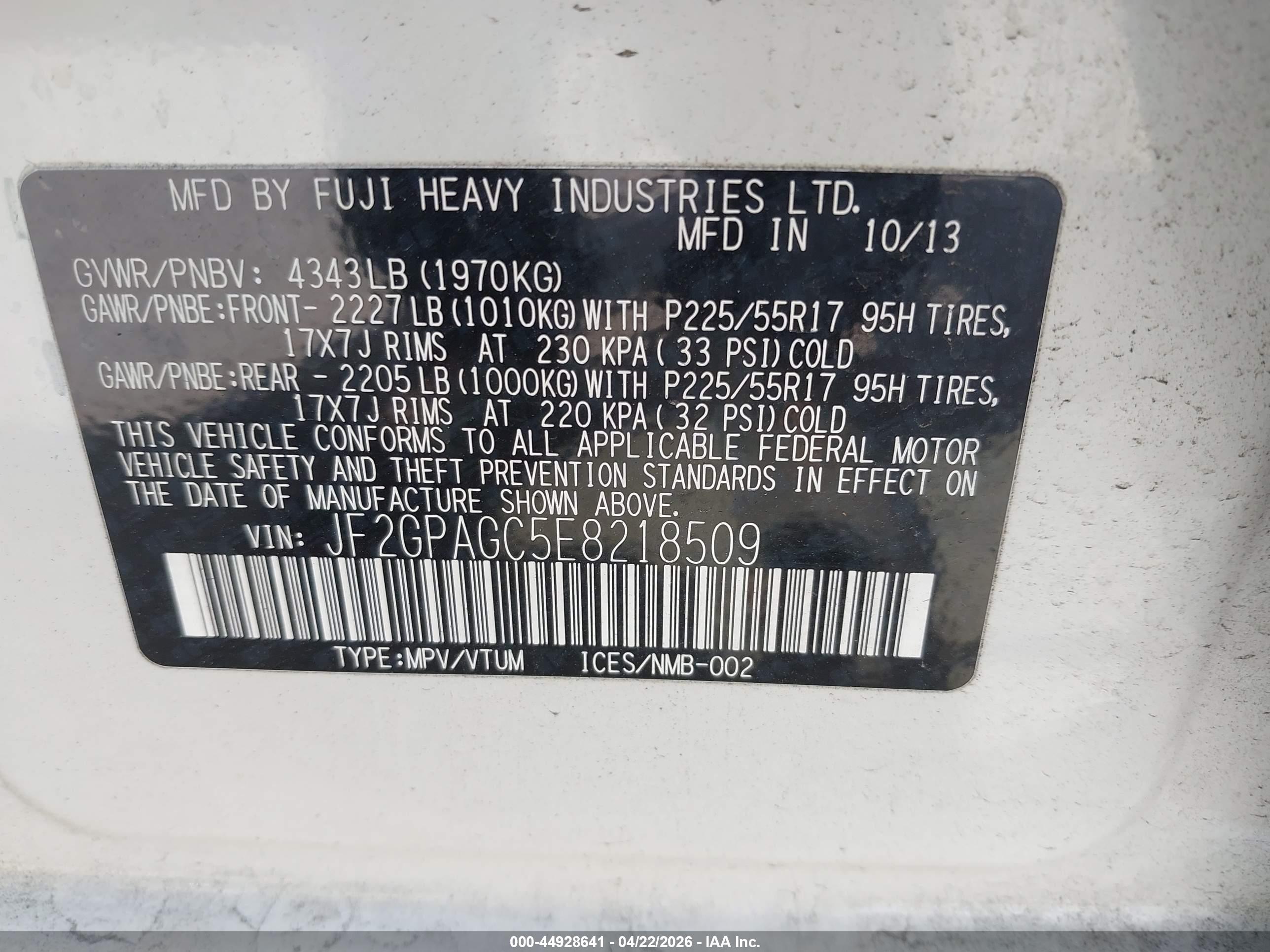 SUBARU XV image 9