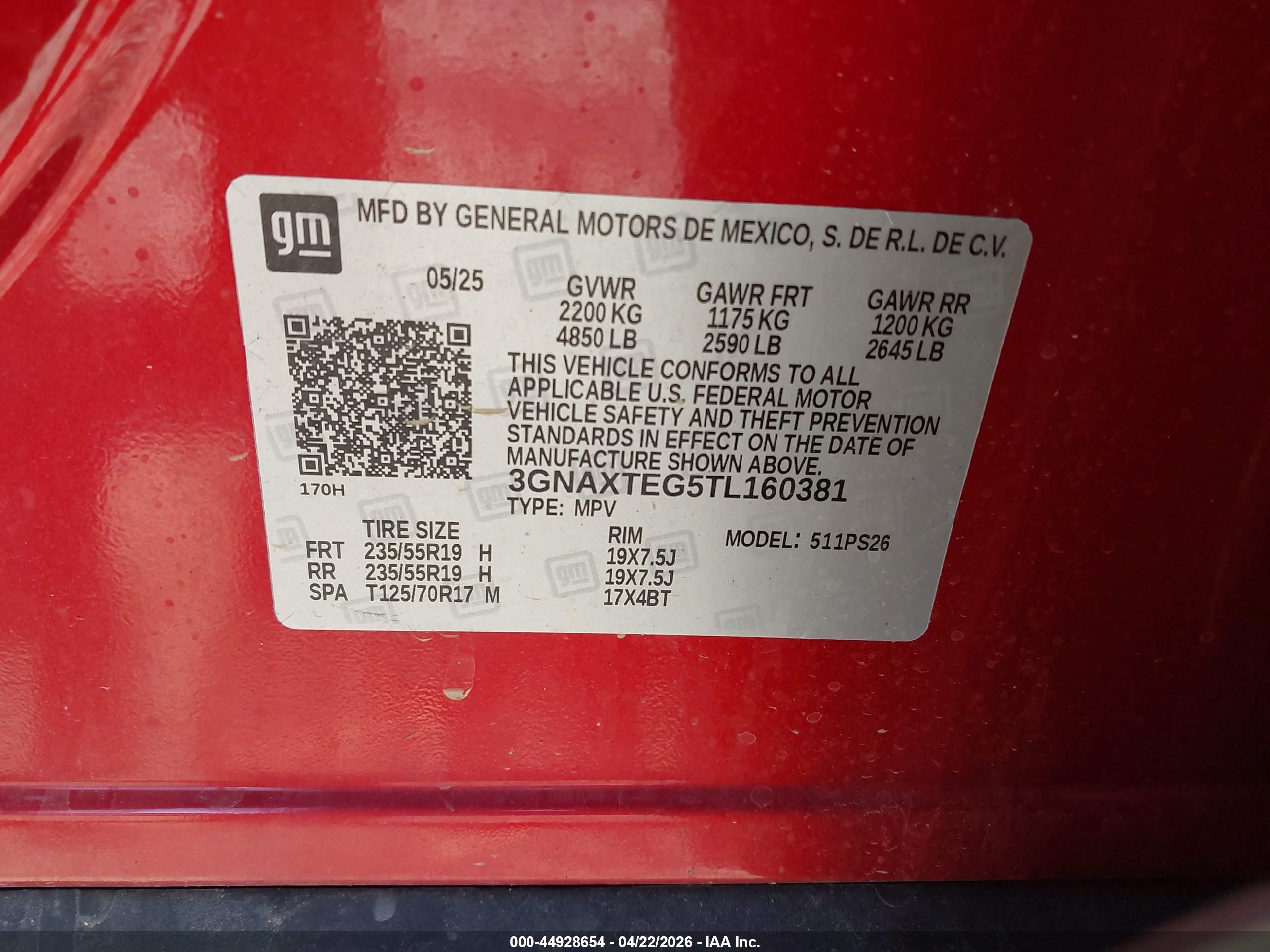 CHEVROLET EQUINOX image 9