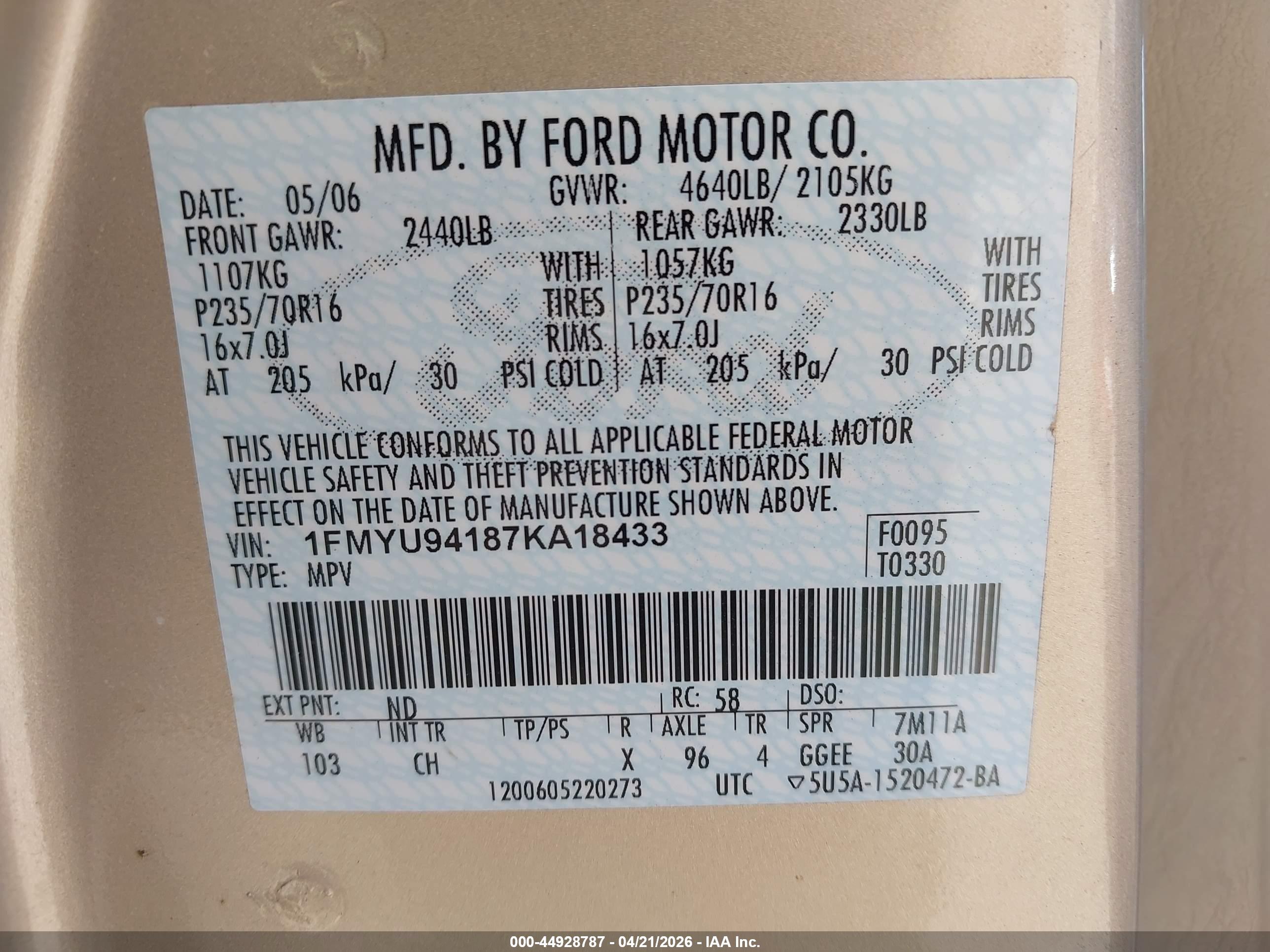 FORD ESCAPE image 9
