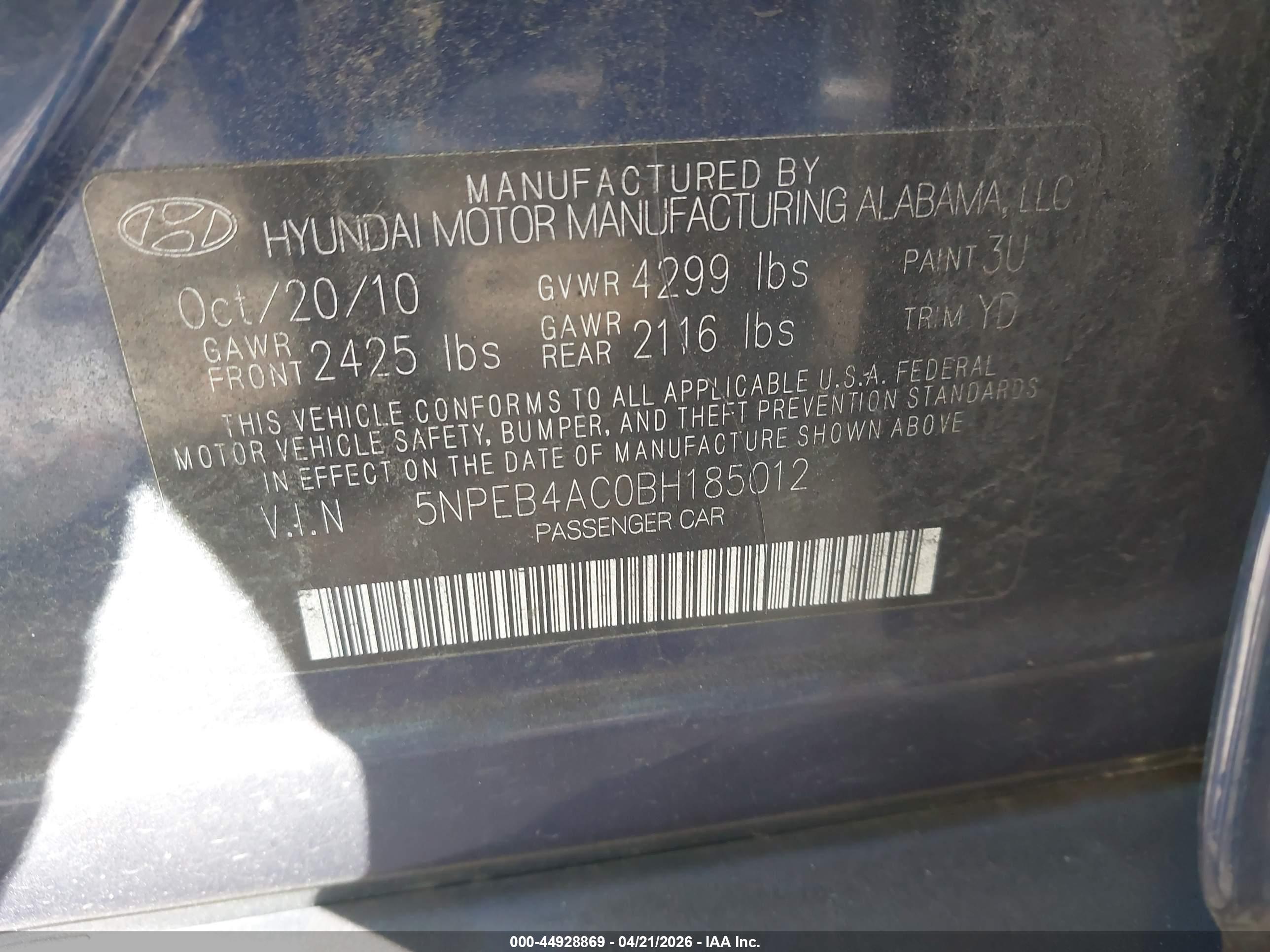 HYUNDAI SONATA image 9