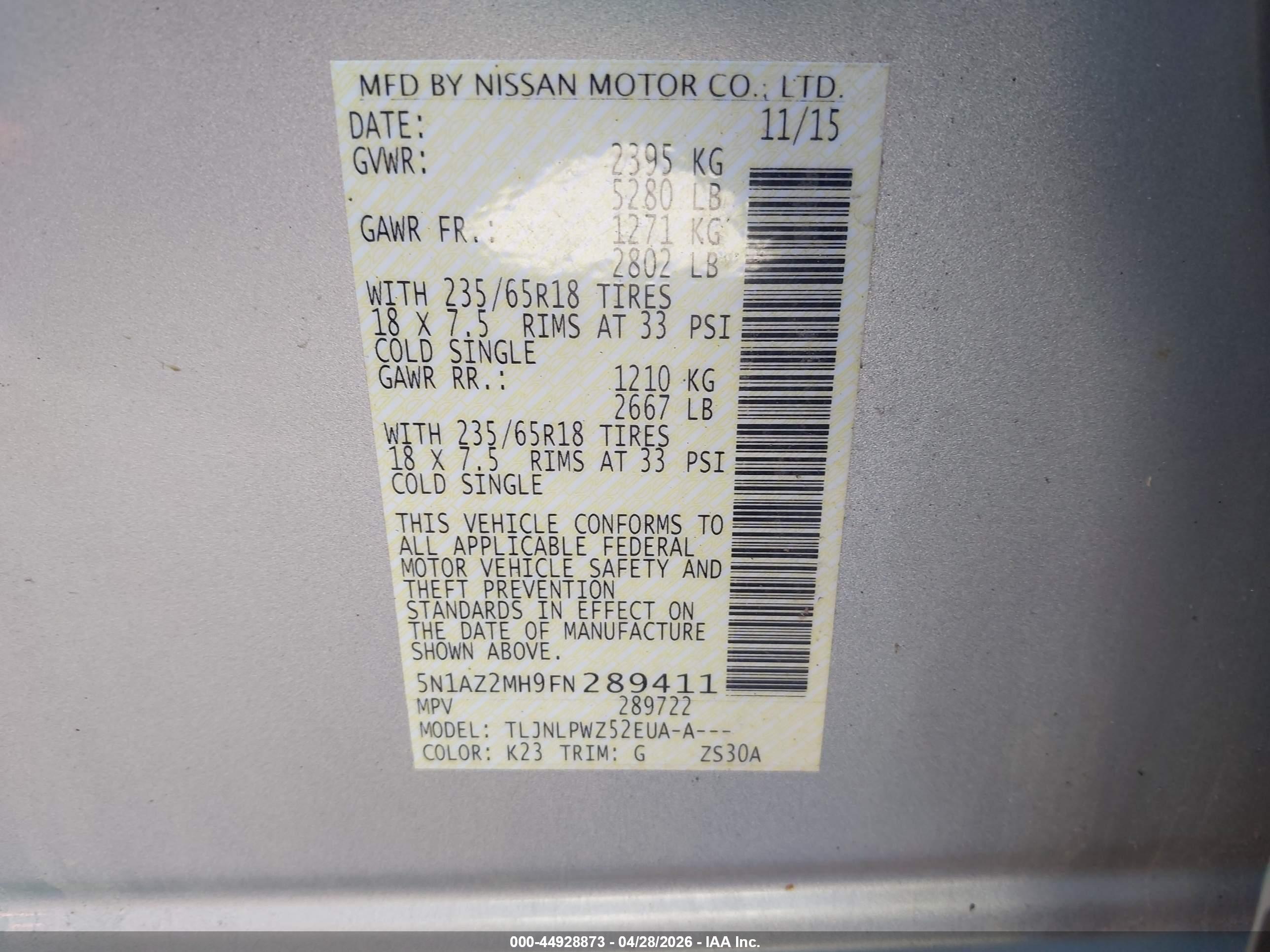 NISSAN MURANO image 9