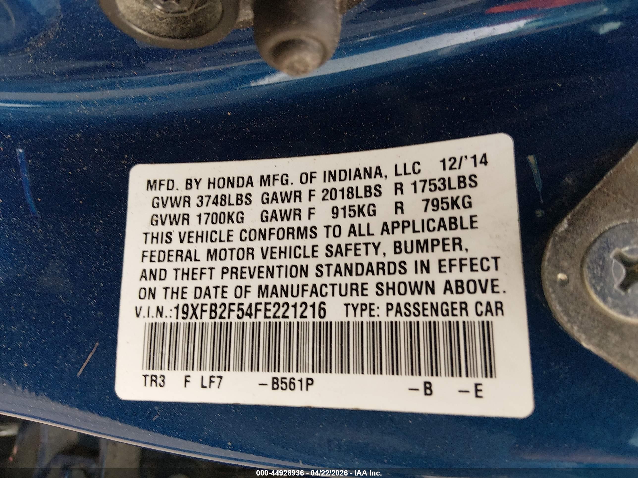 HONDA CIVIC image 9
