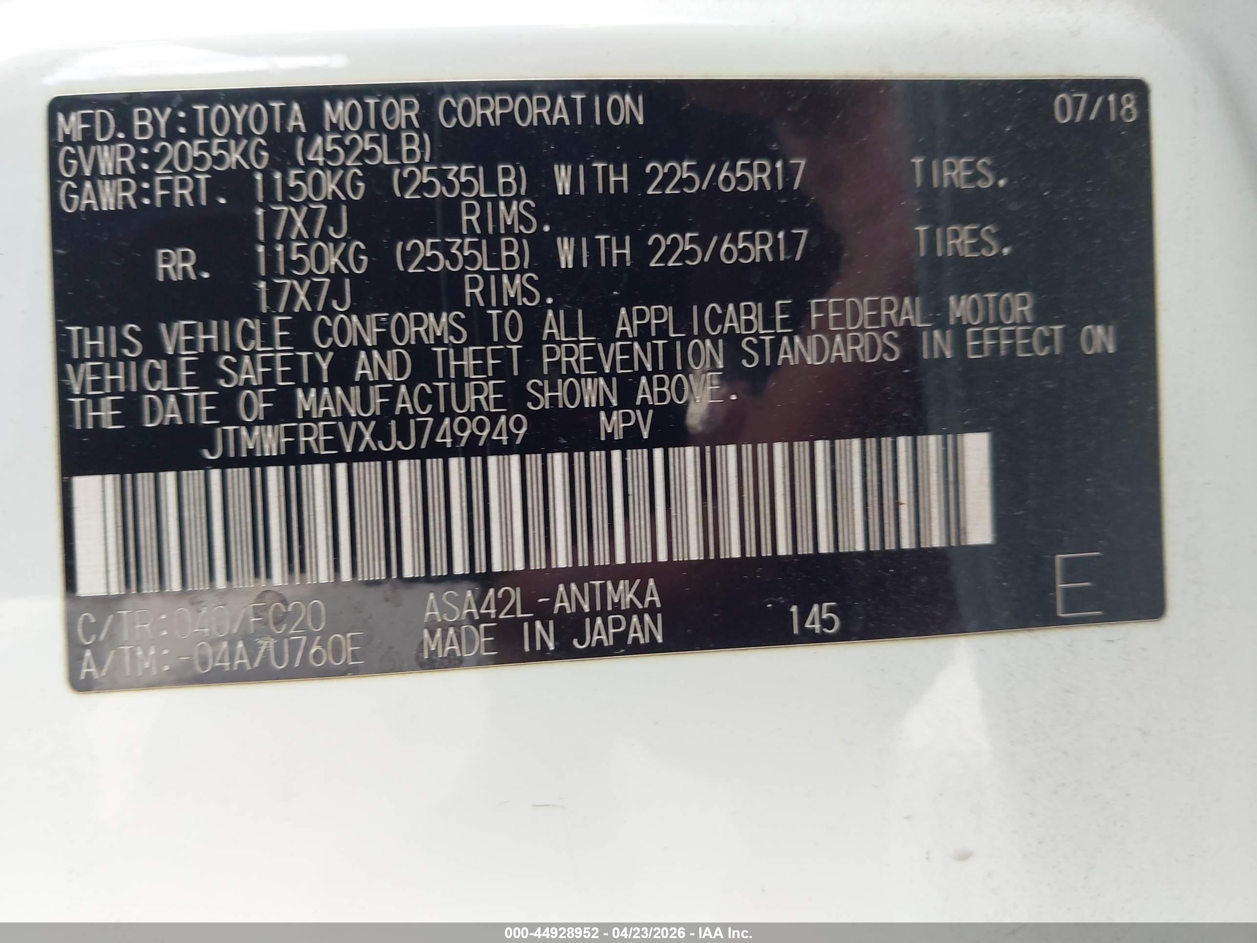 TOYOTA RAV4 image 9