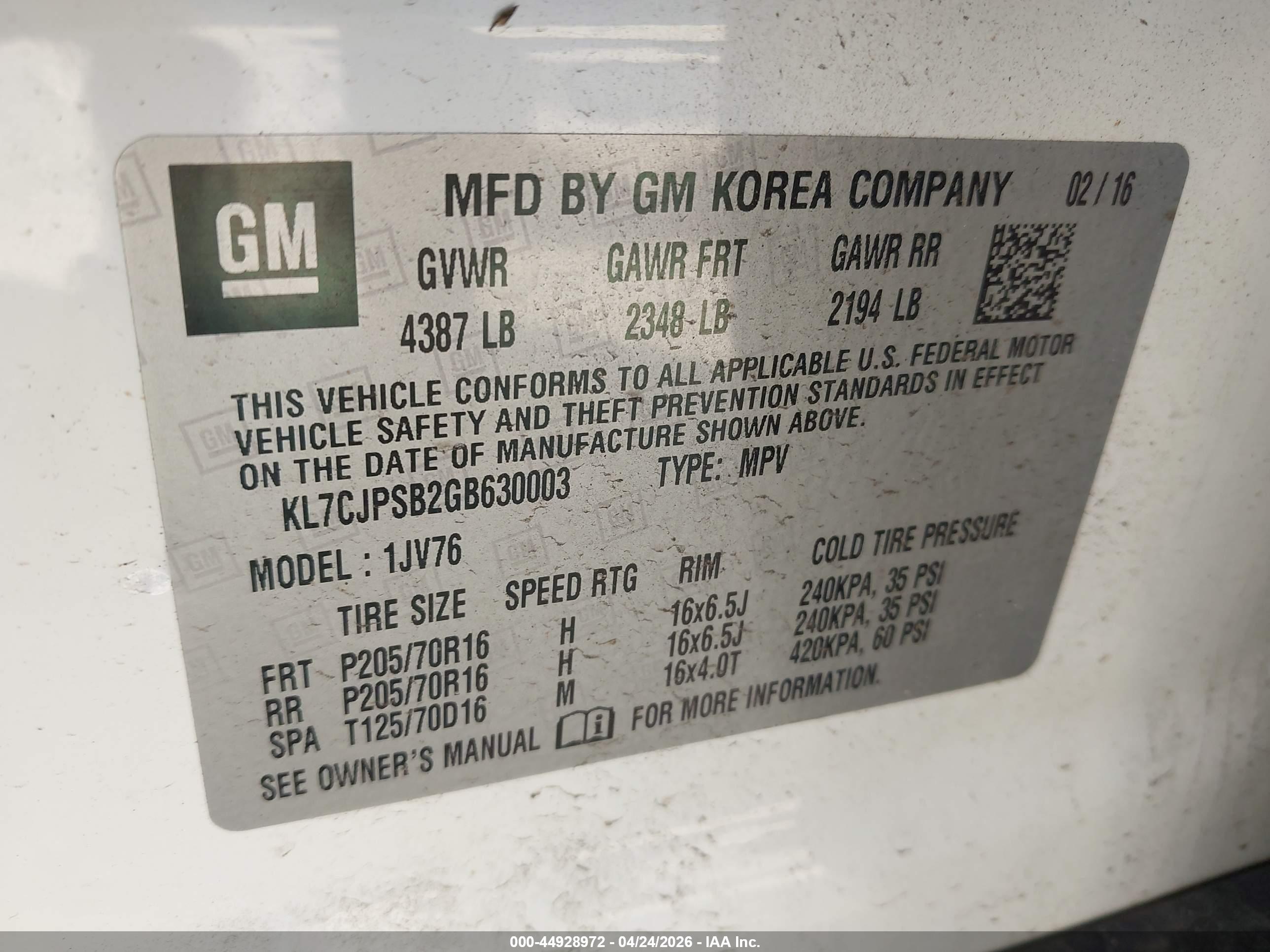 CHEVROLET TRAX image 9