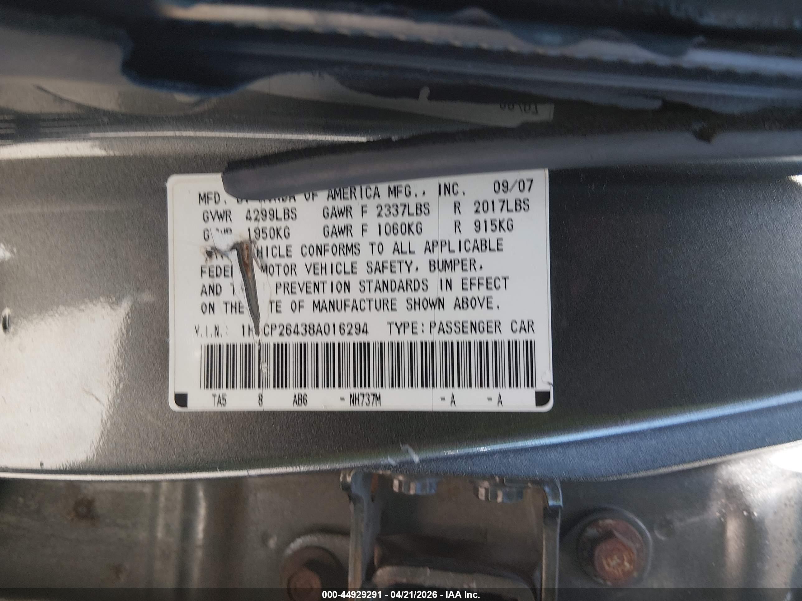 HONDA ACCORD image 9