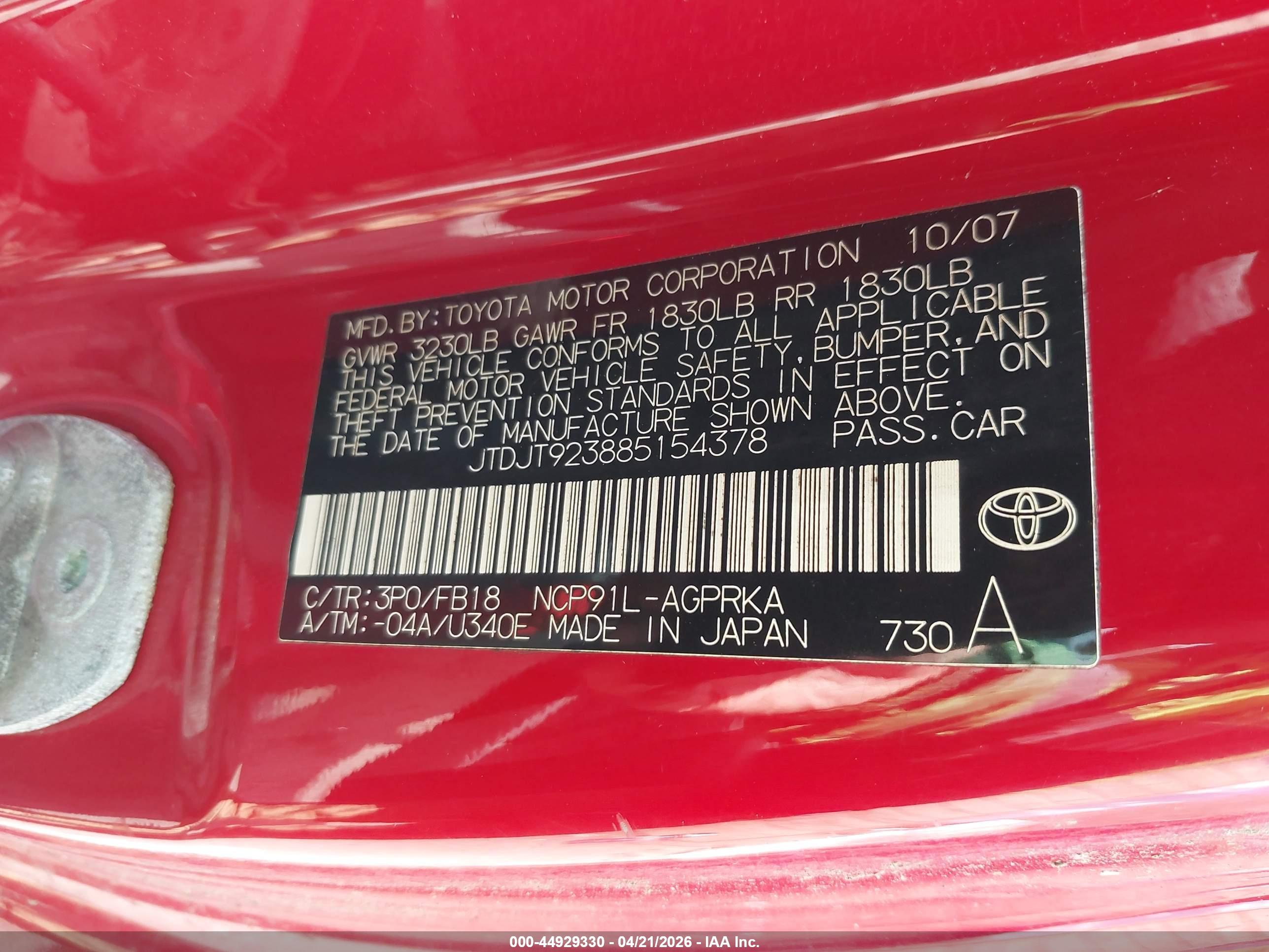 TOYOTA YARIS image 9