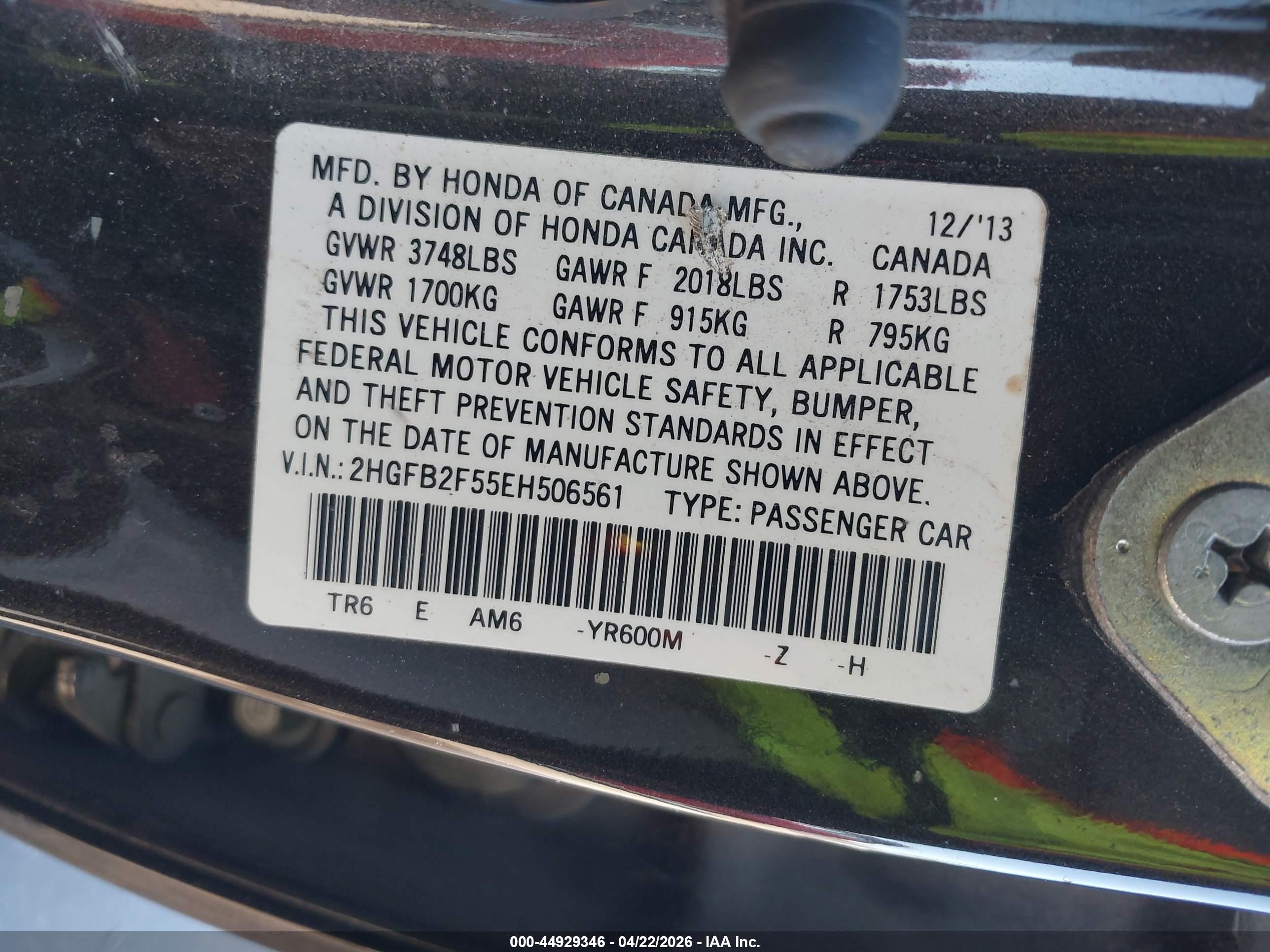 HONDA CIVIC image 9