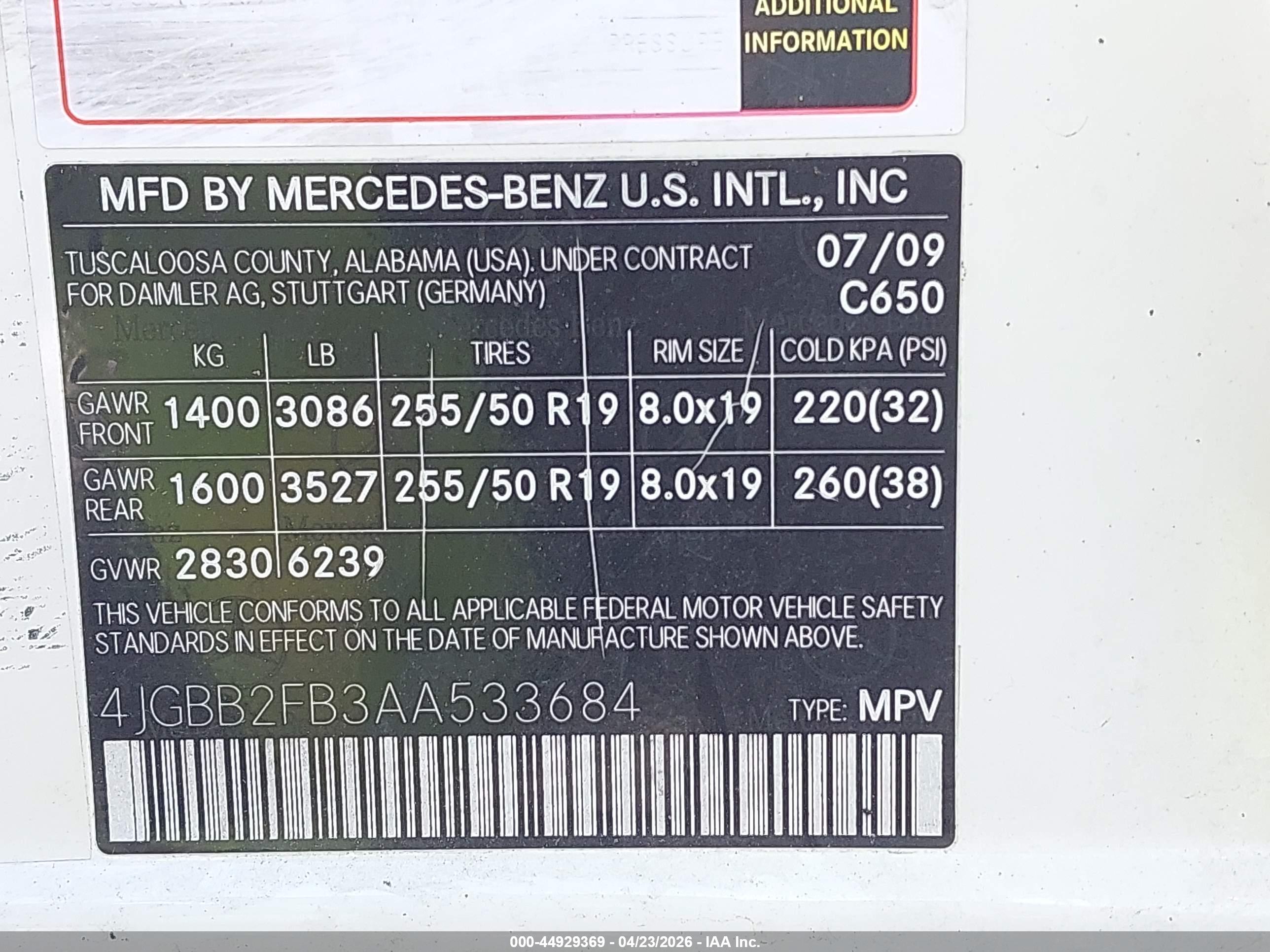 MERCEDES-BENZ ML image 9