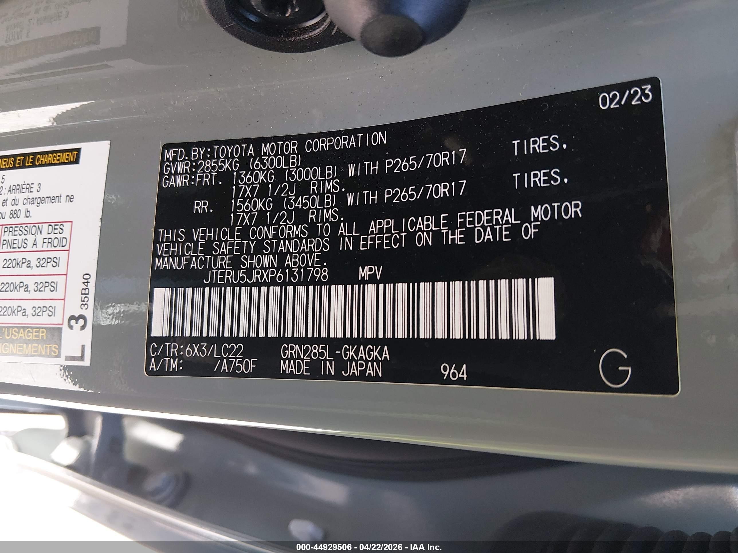 TOYOTA 4RUNNER image 9