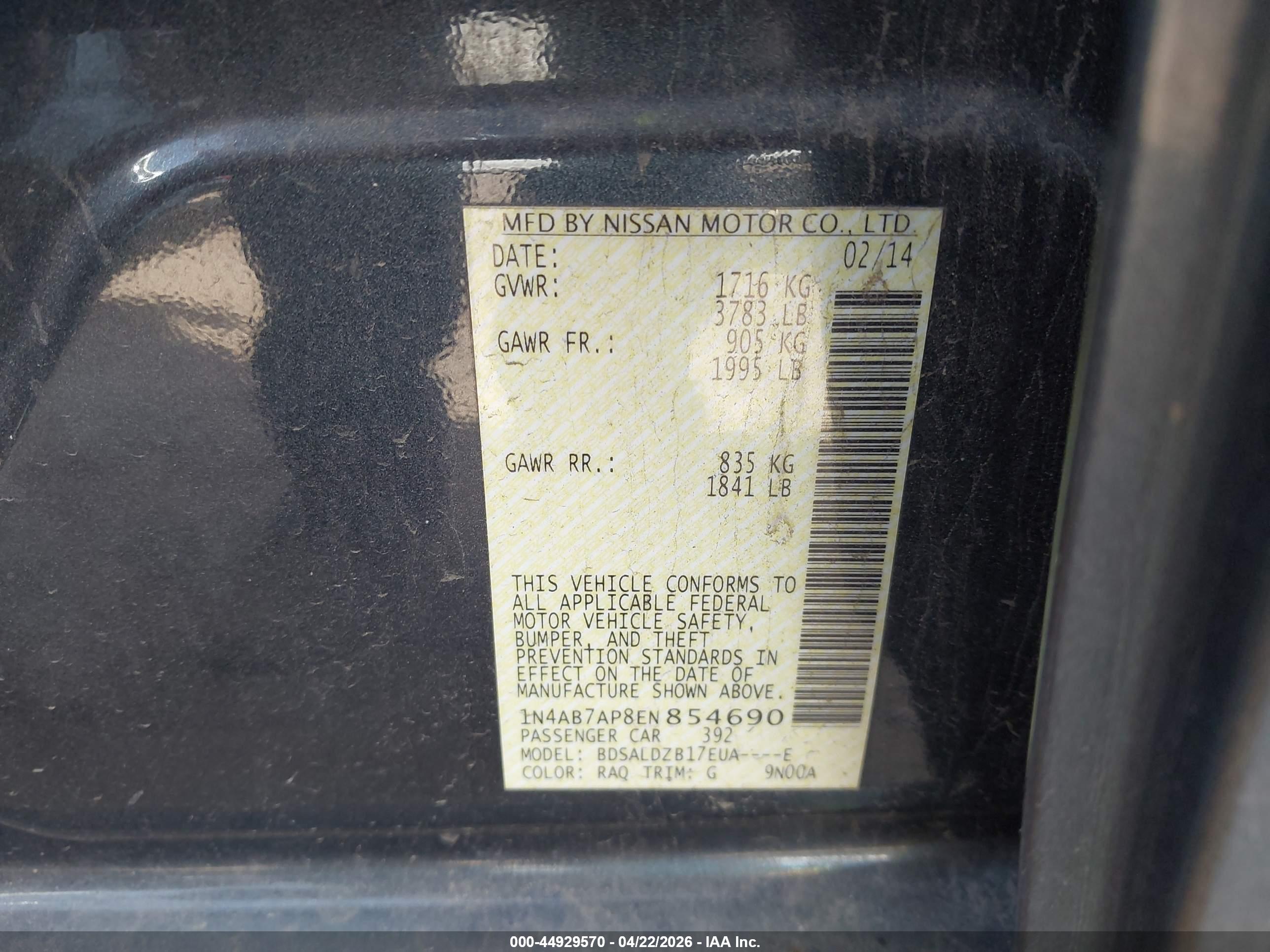 NISSAN SENTRA image 9