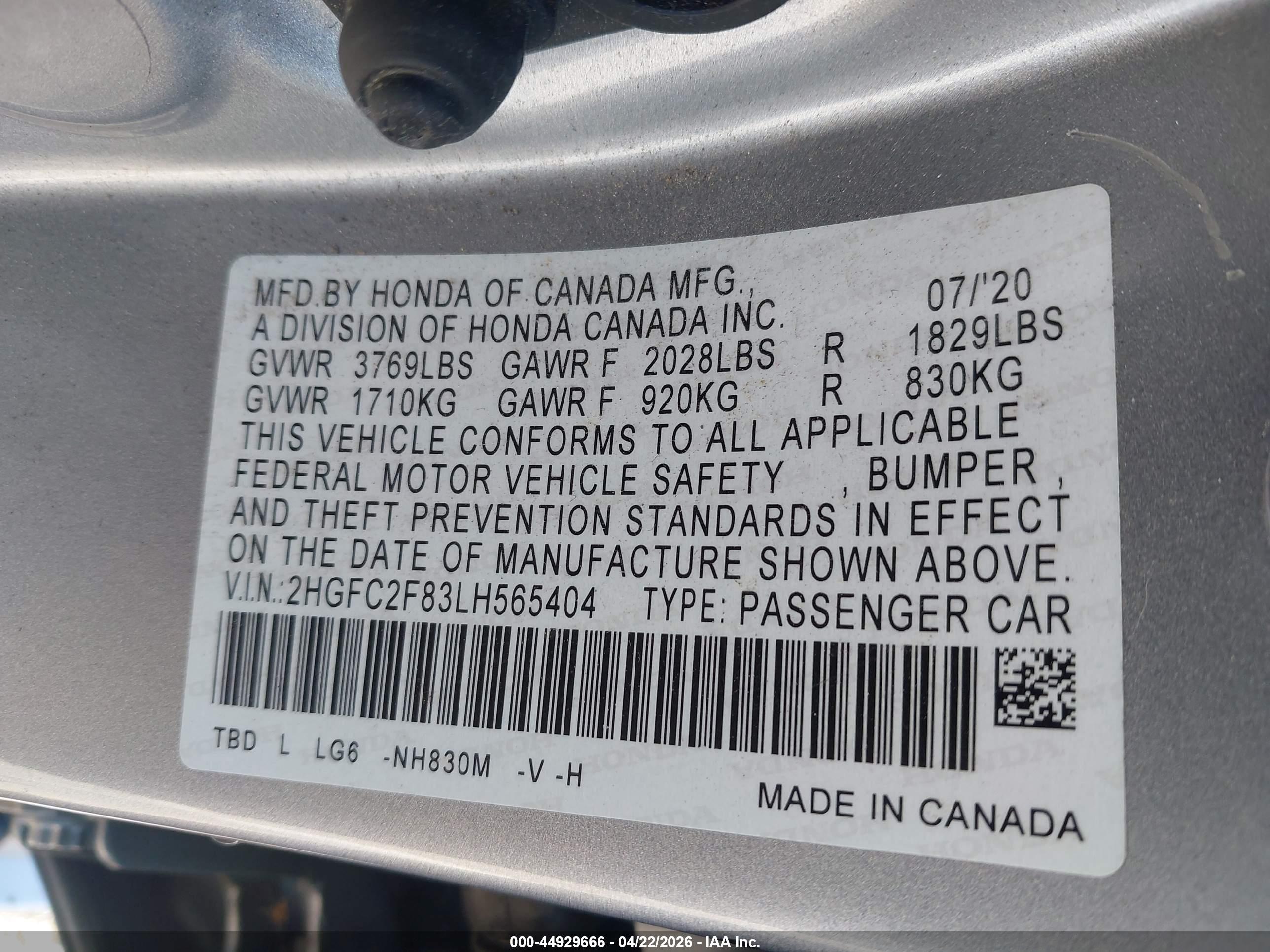 HONDA CIVIC image 9
