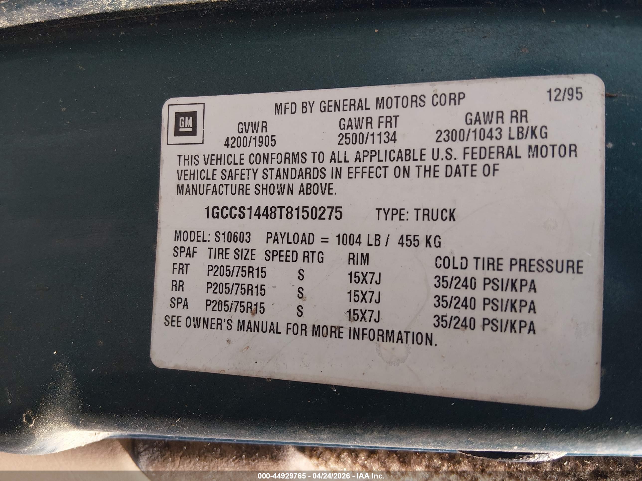 CHEVROLET S image 9