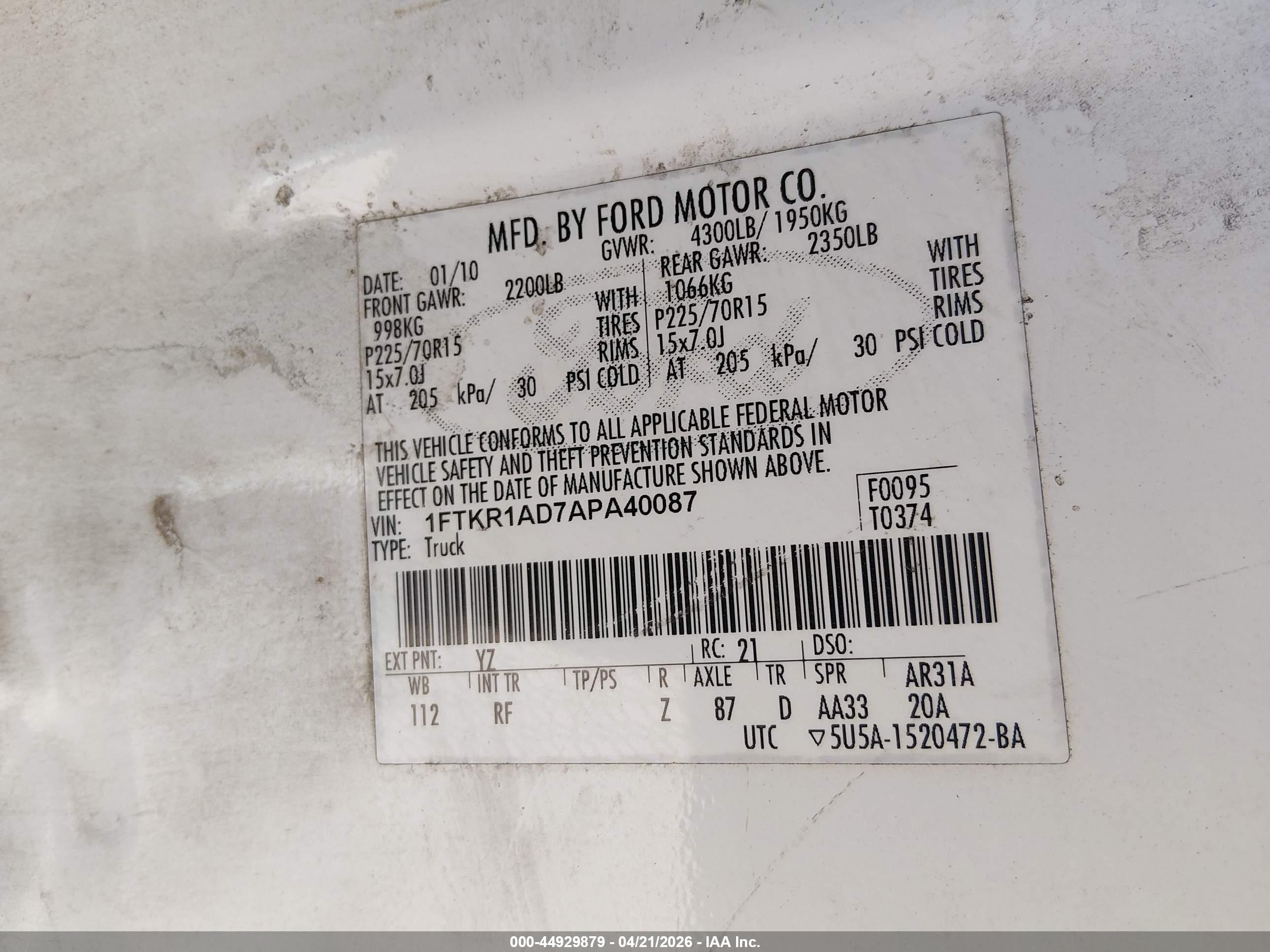 FORD RANGER image 9
