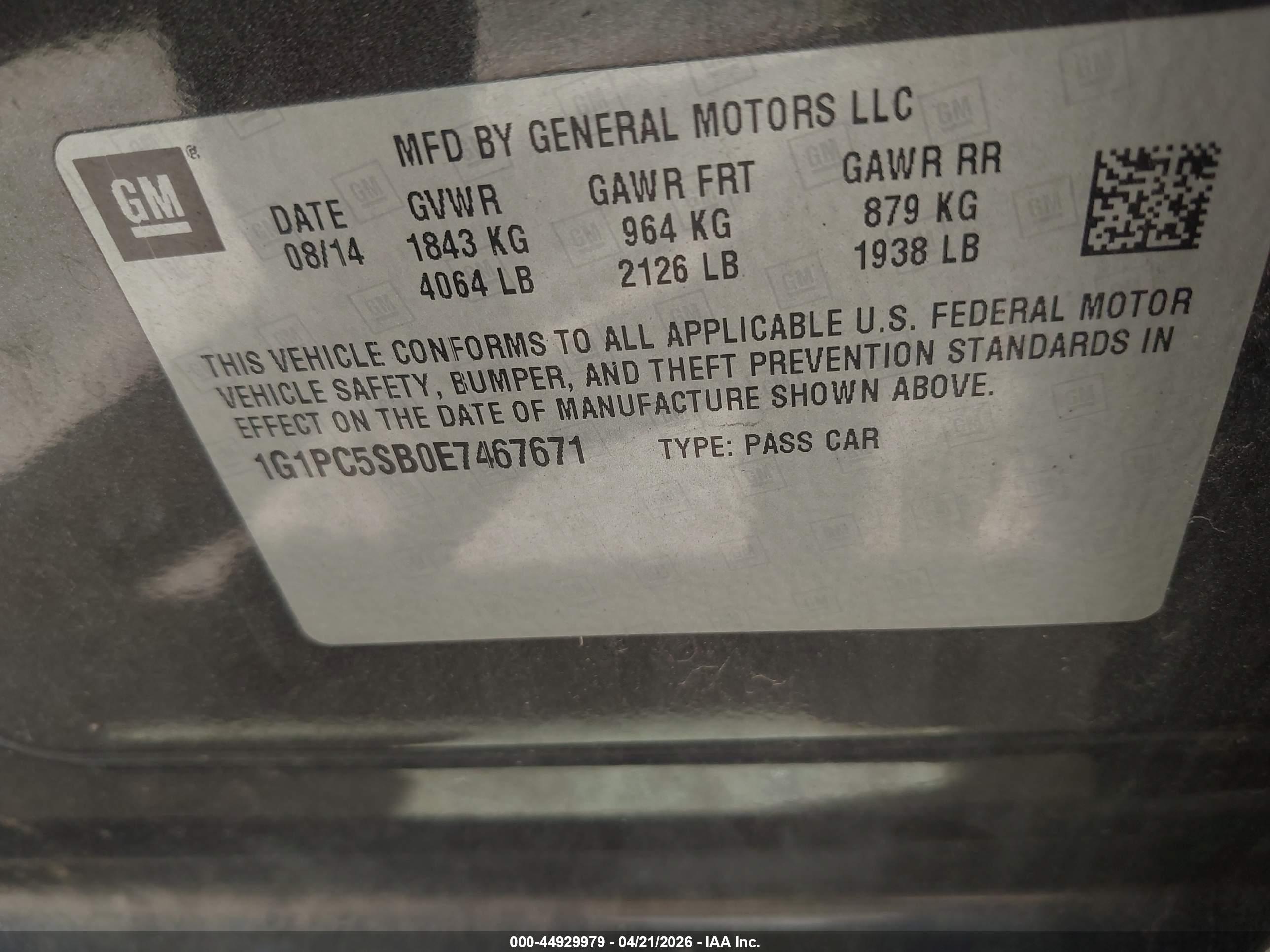 CHEVROLET CRUZE image 9