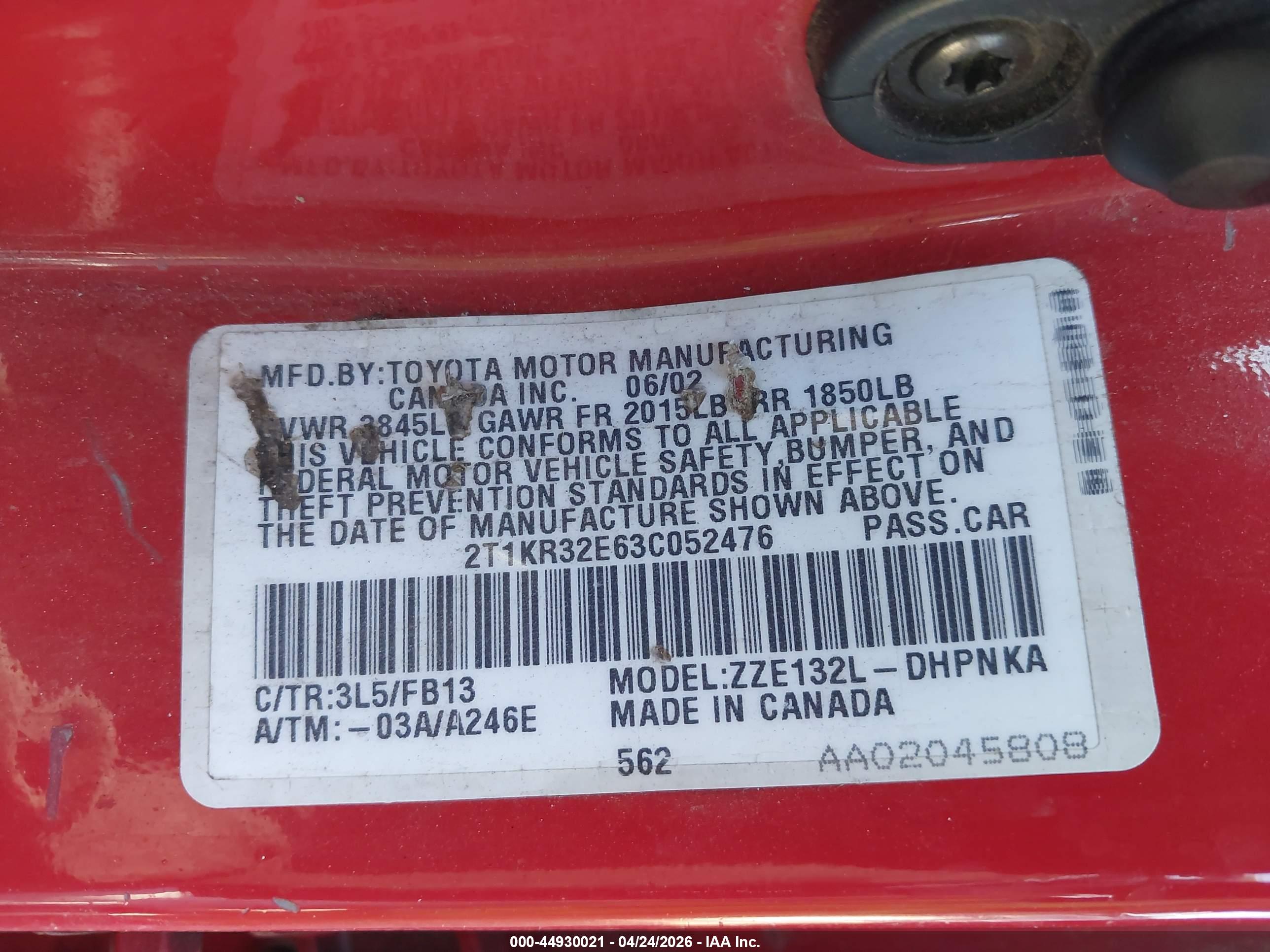 TOYOTA MATRIX image 9