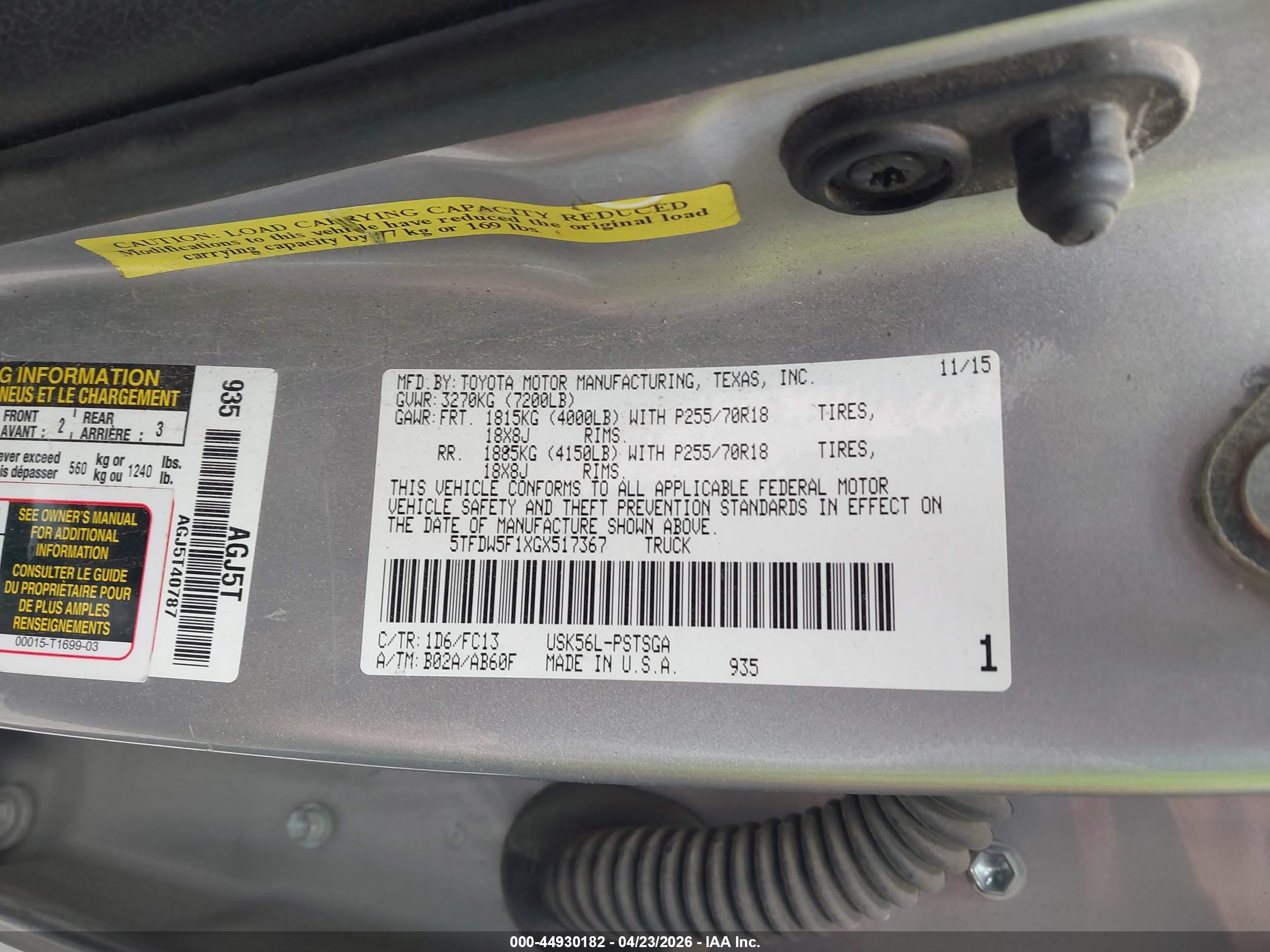 TOYOTA TUNDRA image 9