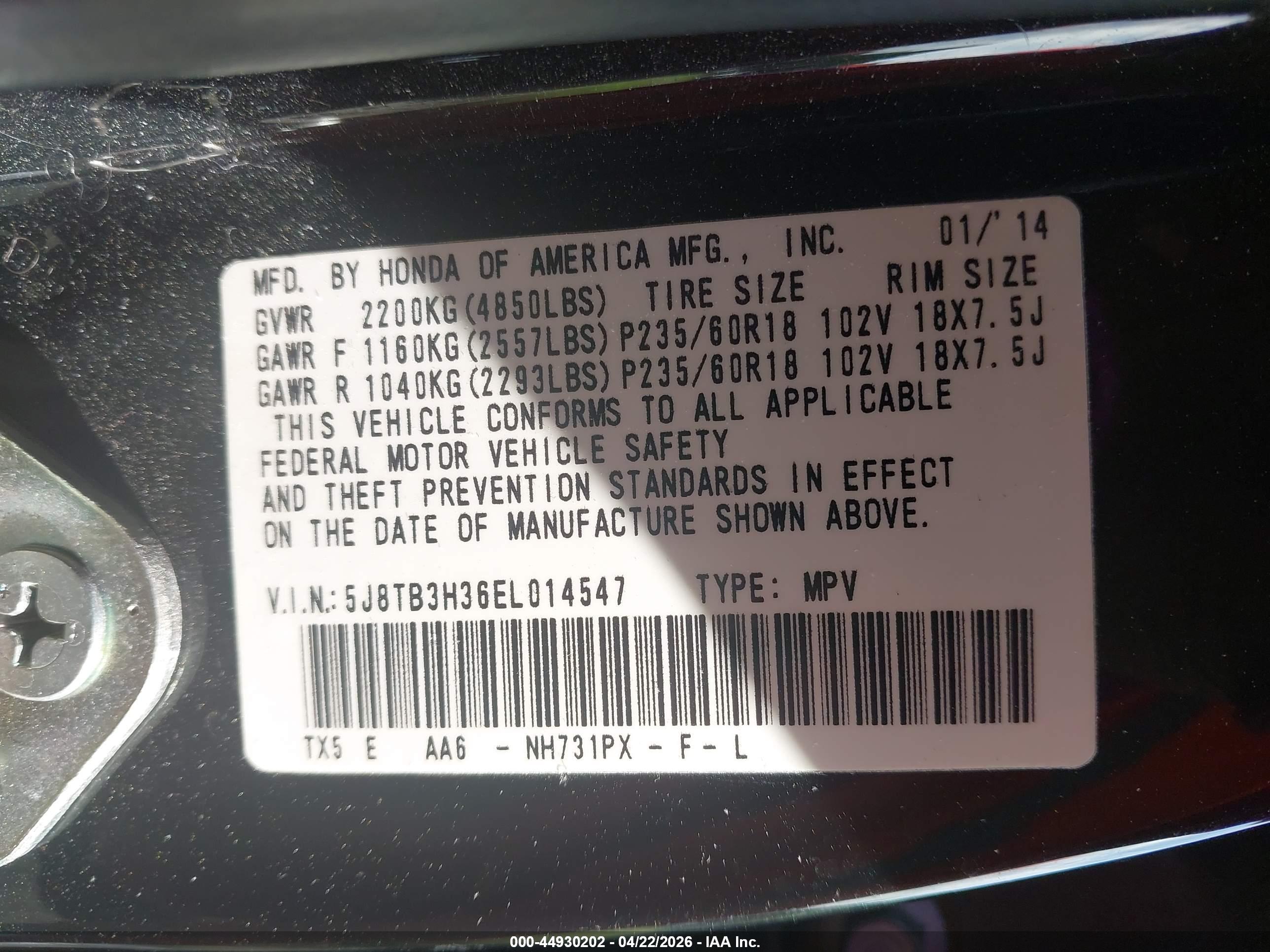 ACURA RDX image 9