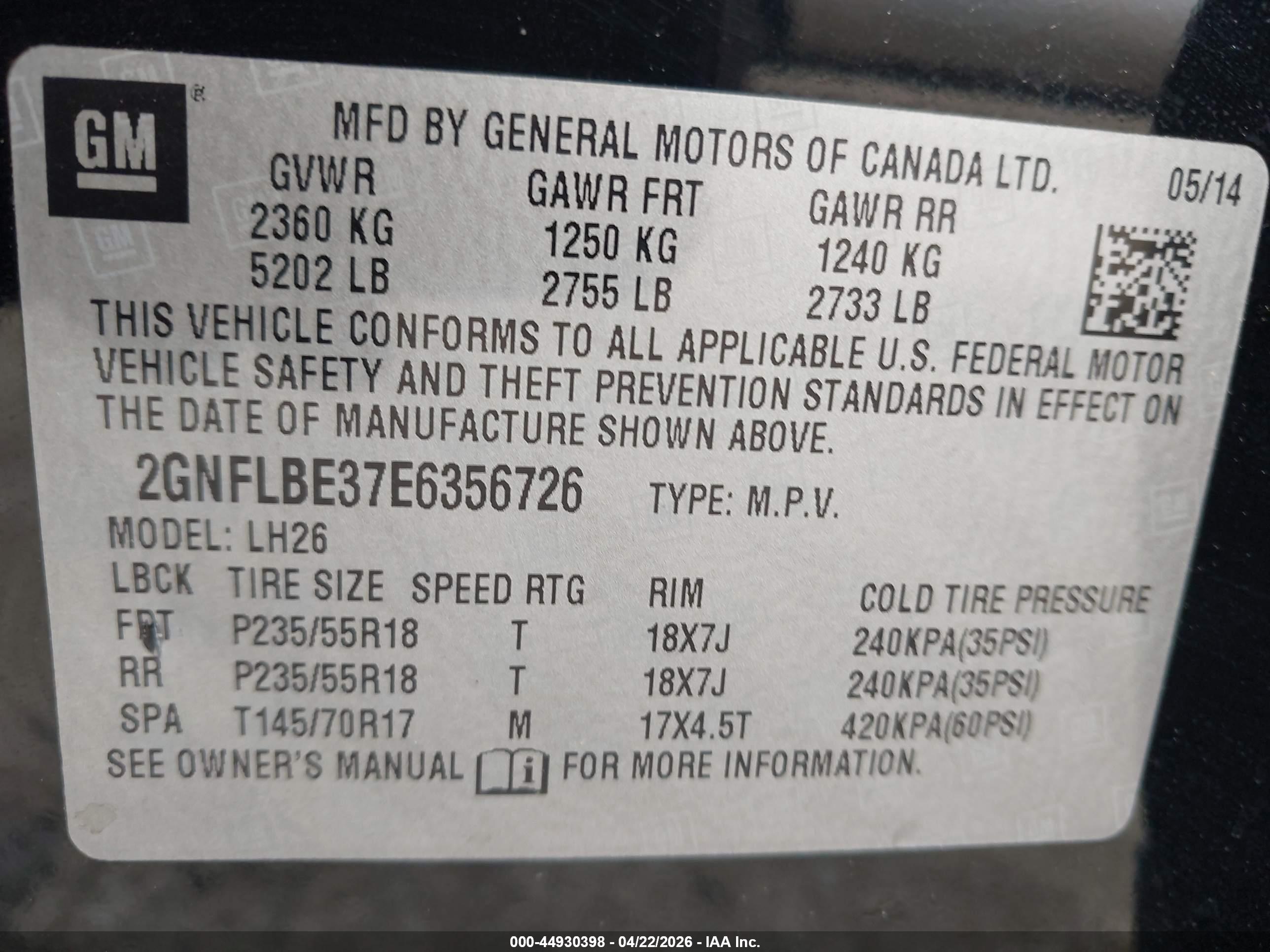 CHEVROLET EQUINOX image 9