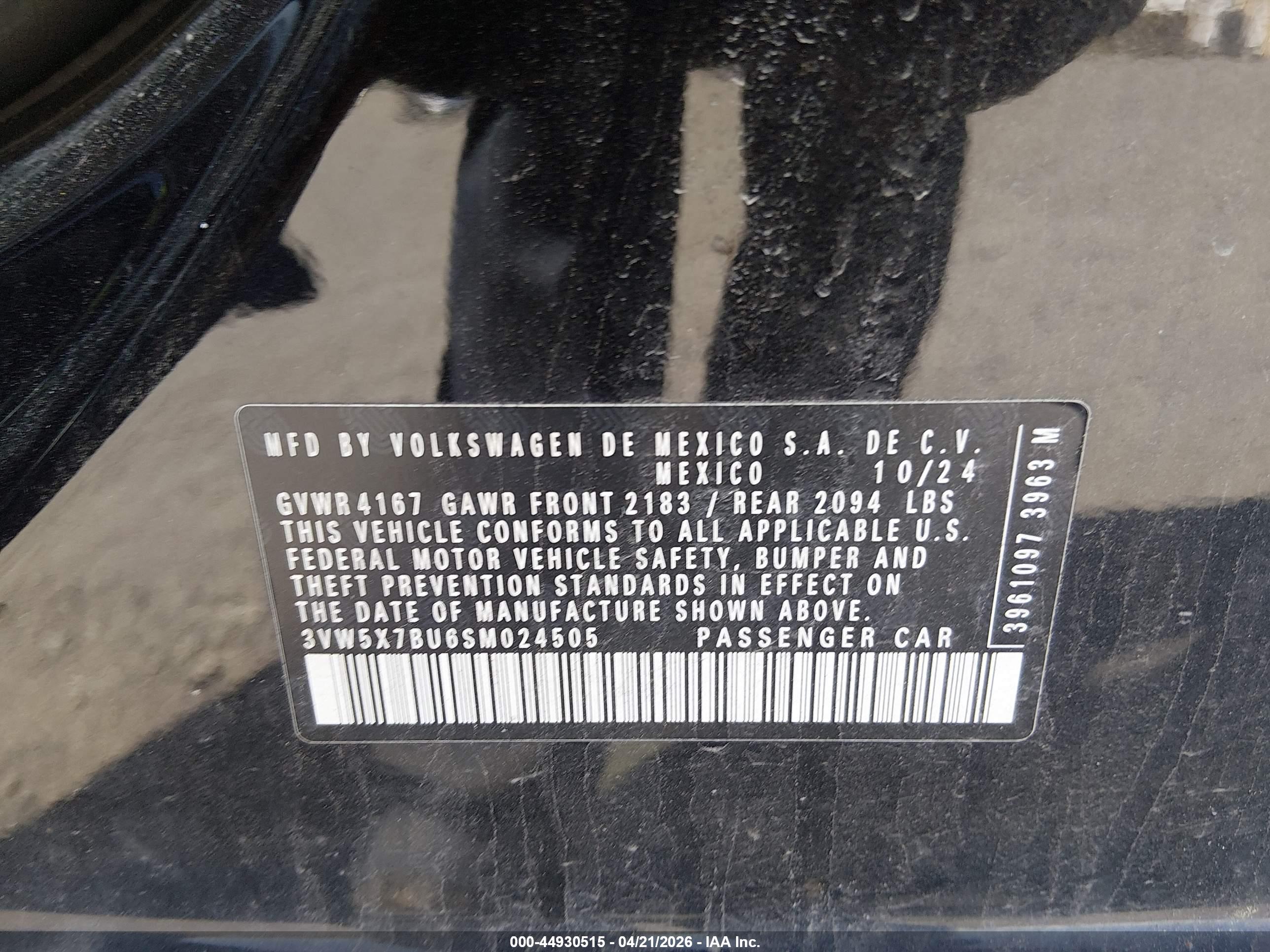 VOLKSWAGEN JETTA image 9