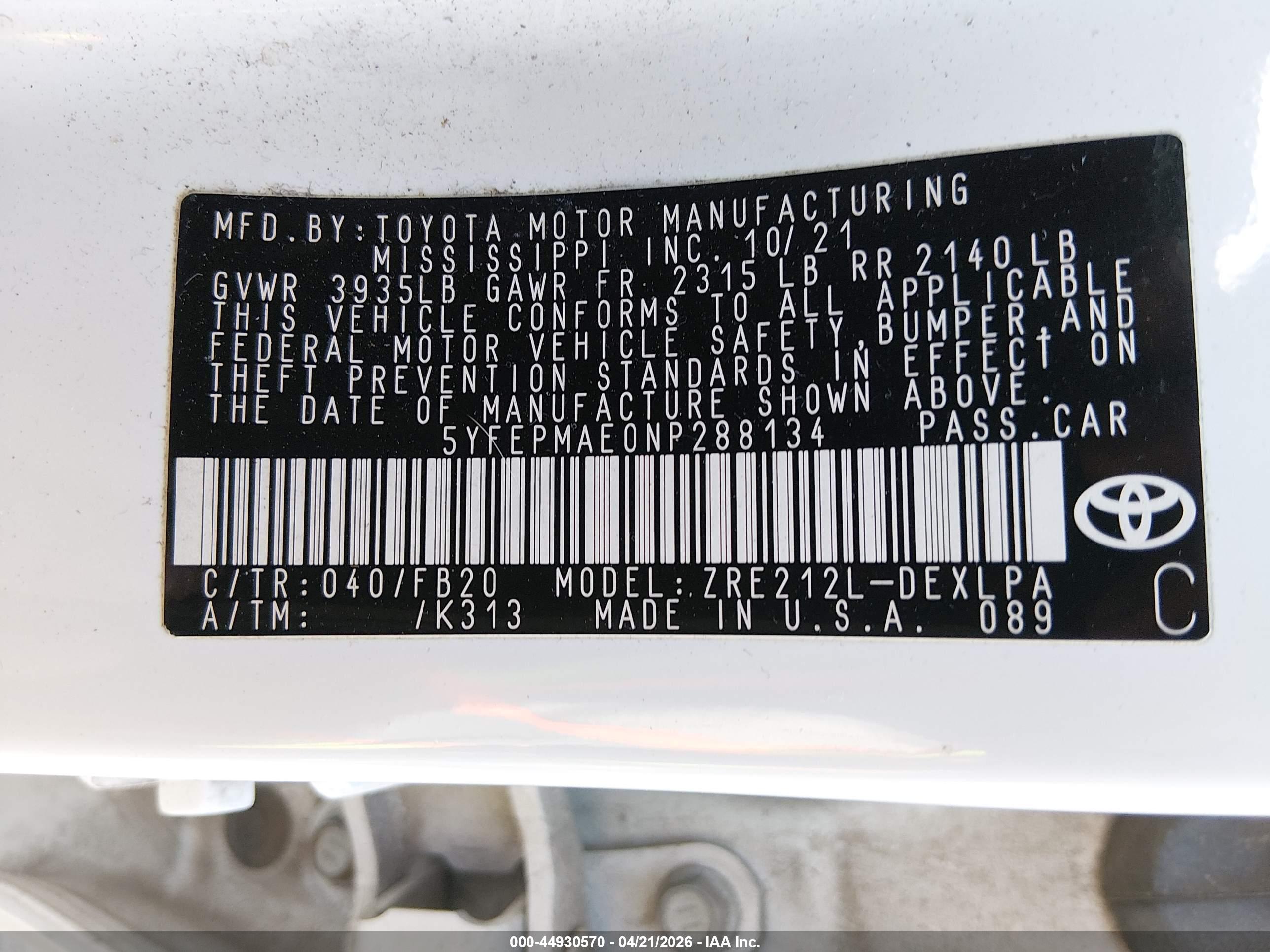 TOYOTA COROLLA image 9