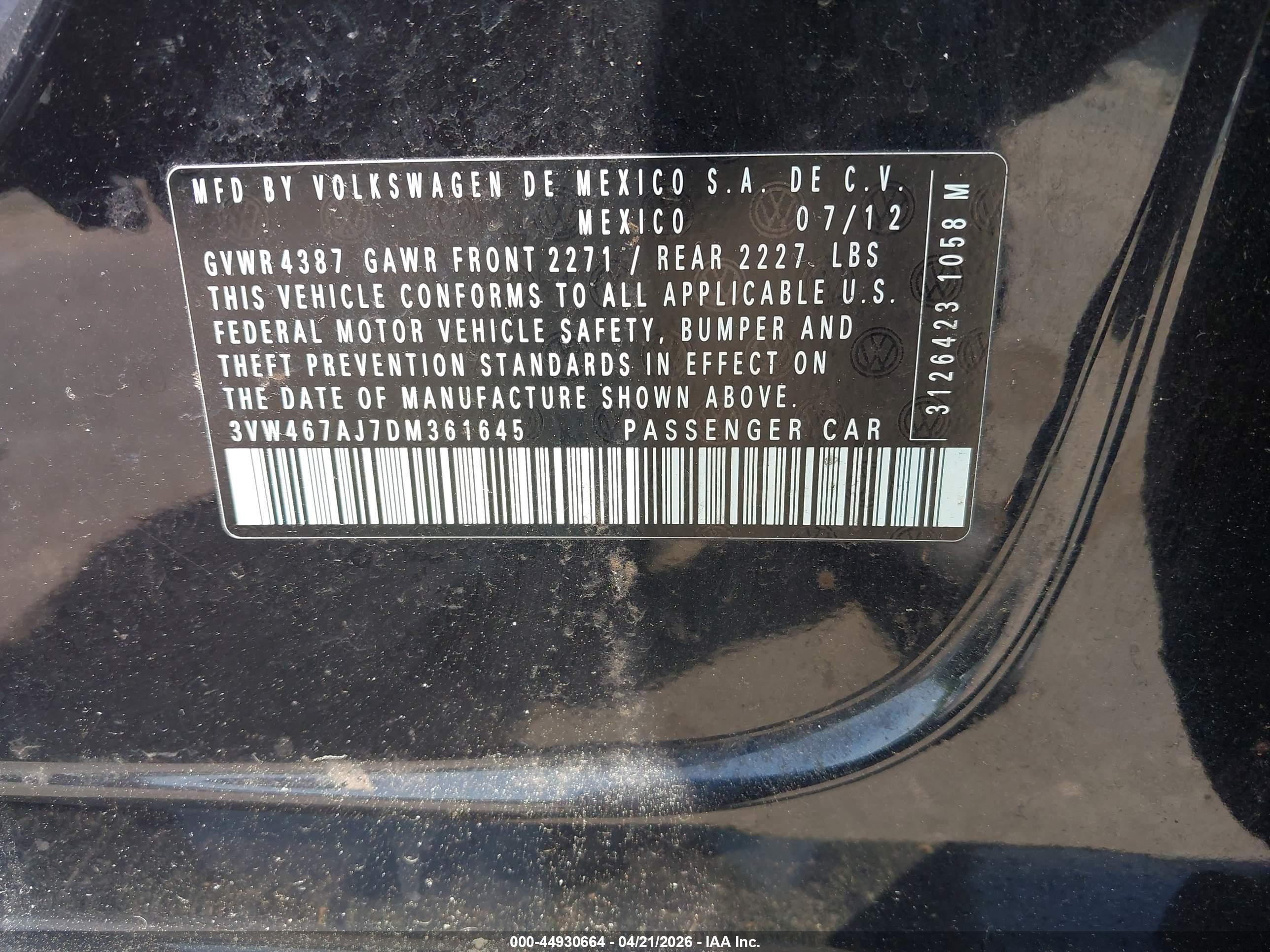 VOLKSWAGEN JETTA image 9