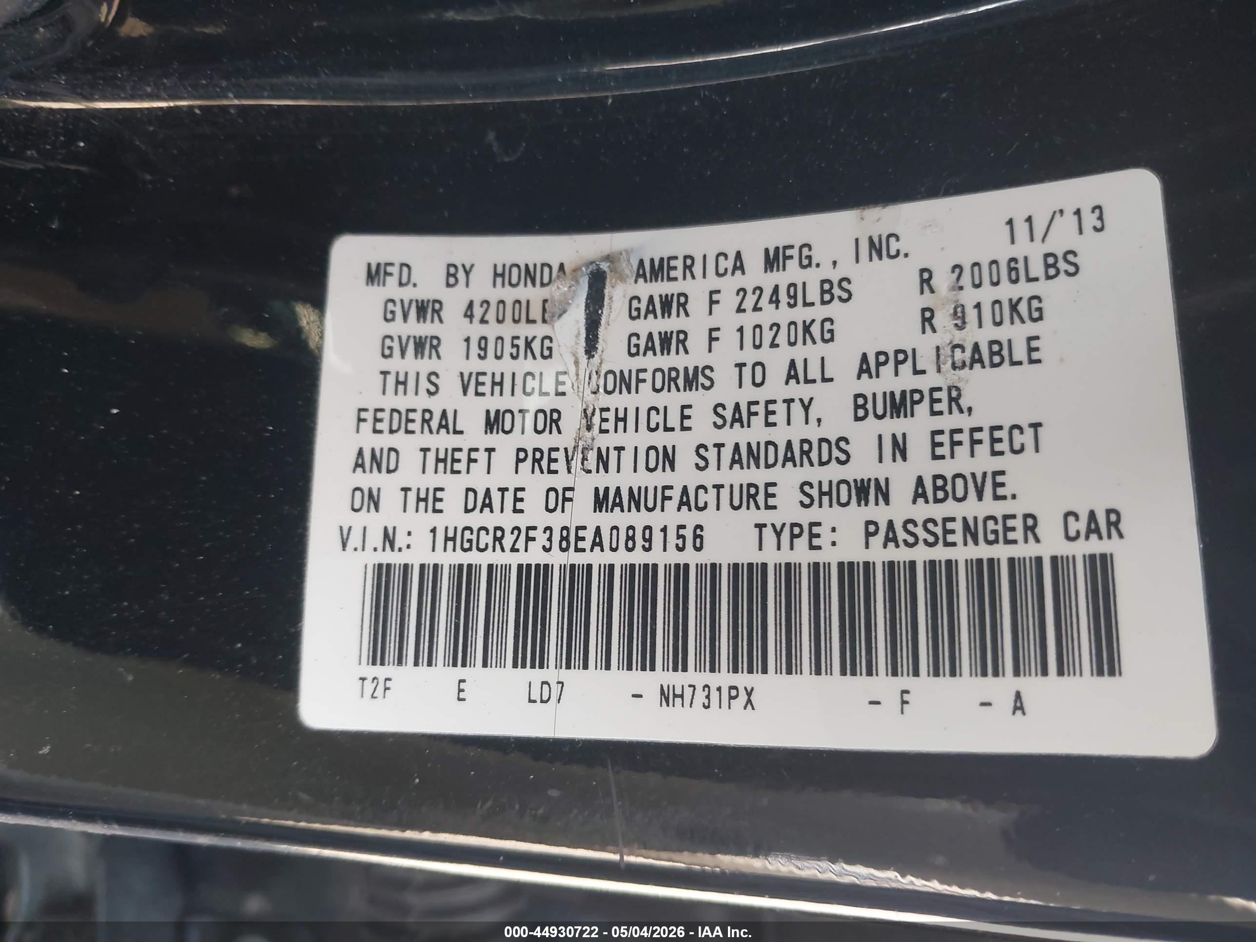 HONDA ACCORD image 9
