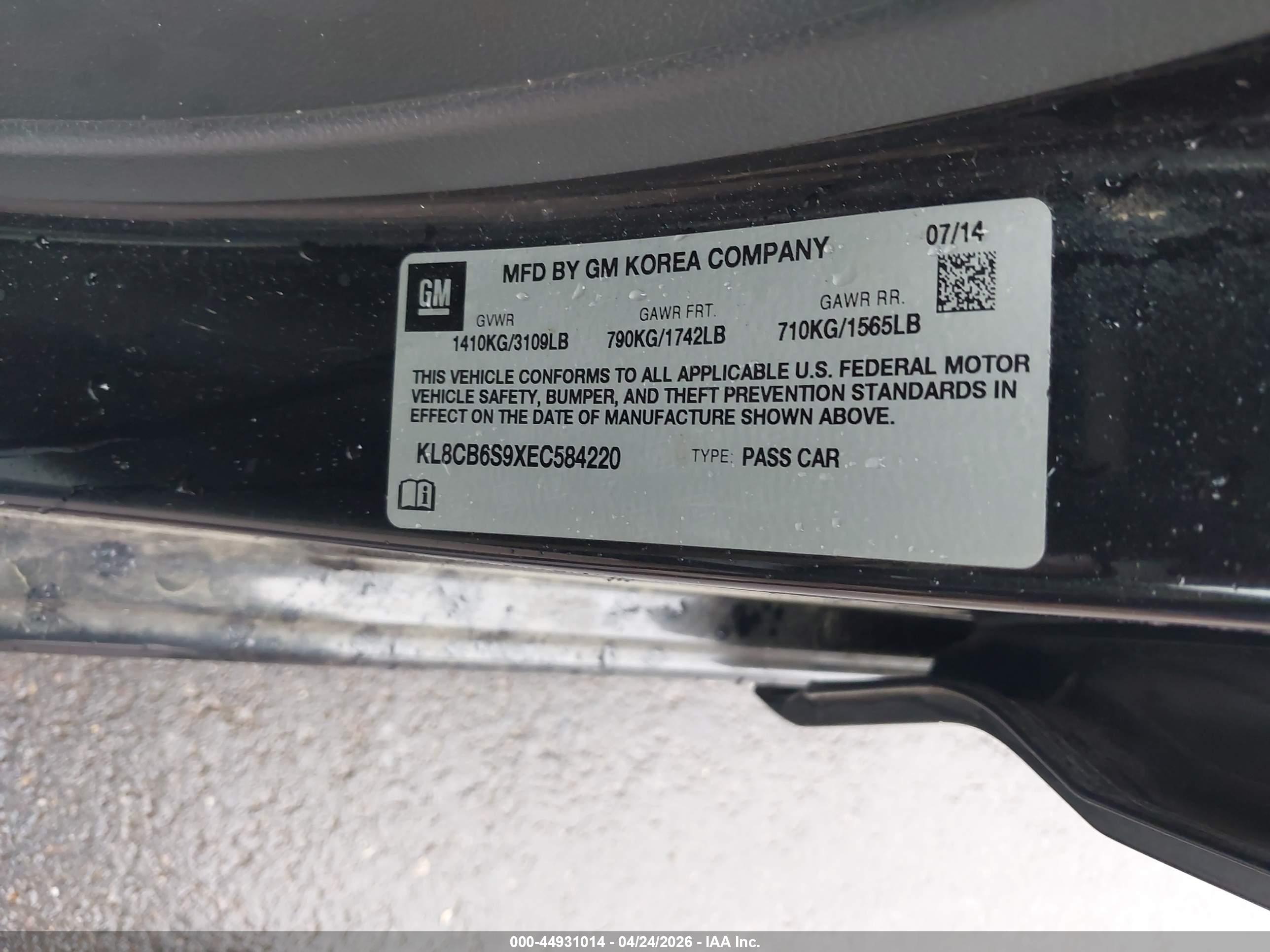 CHEVROLET SPARK image 9