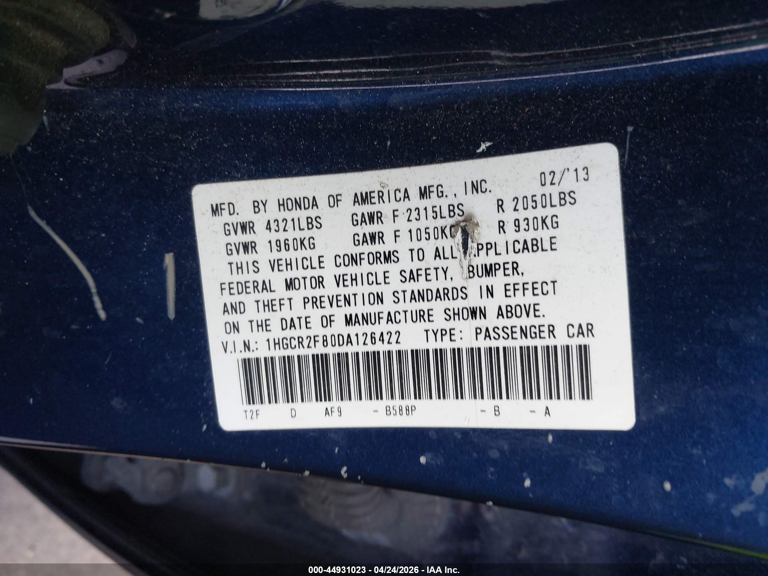 HONDA ACCORD image 9