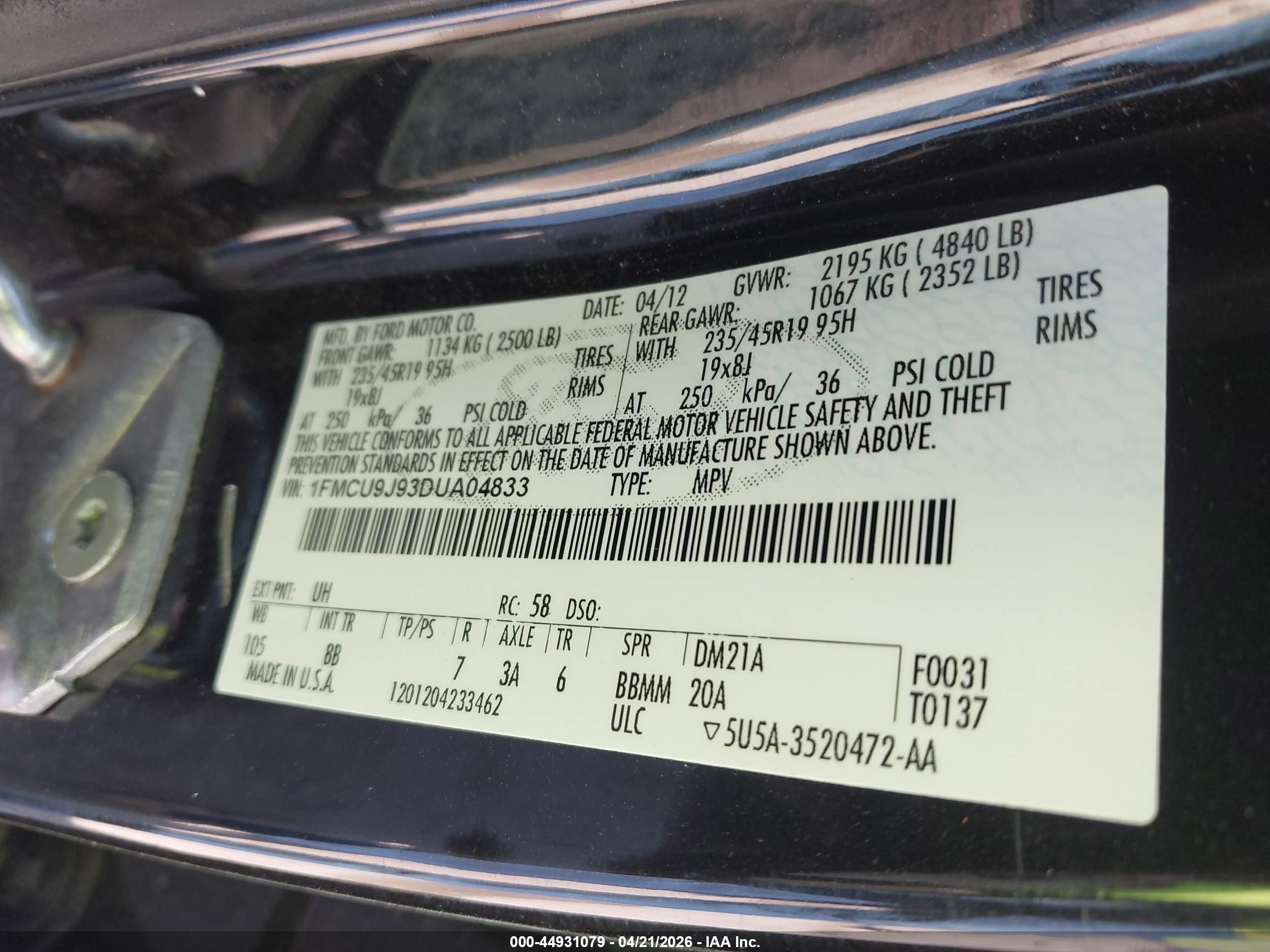 FORD ESCAPE image 9