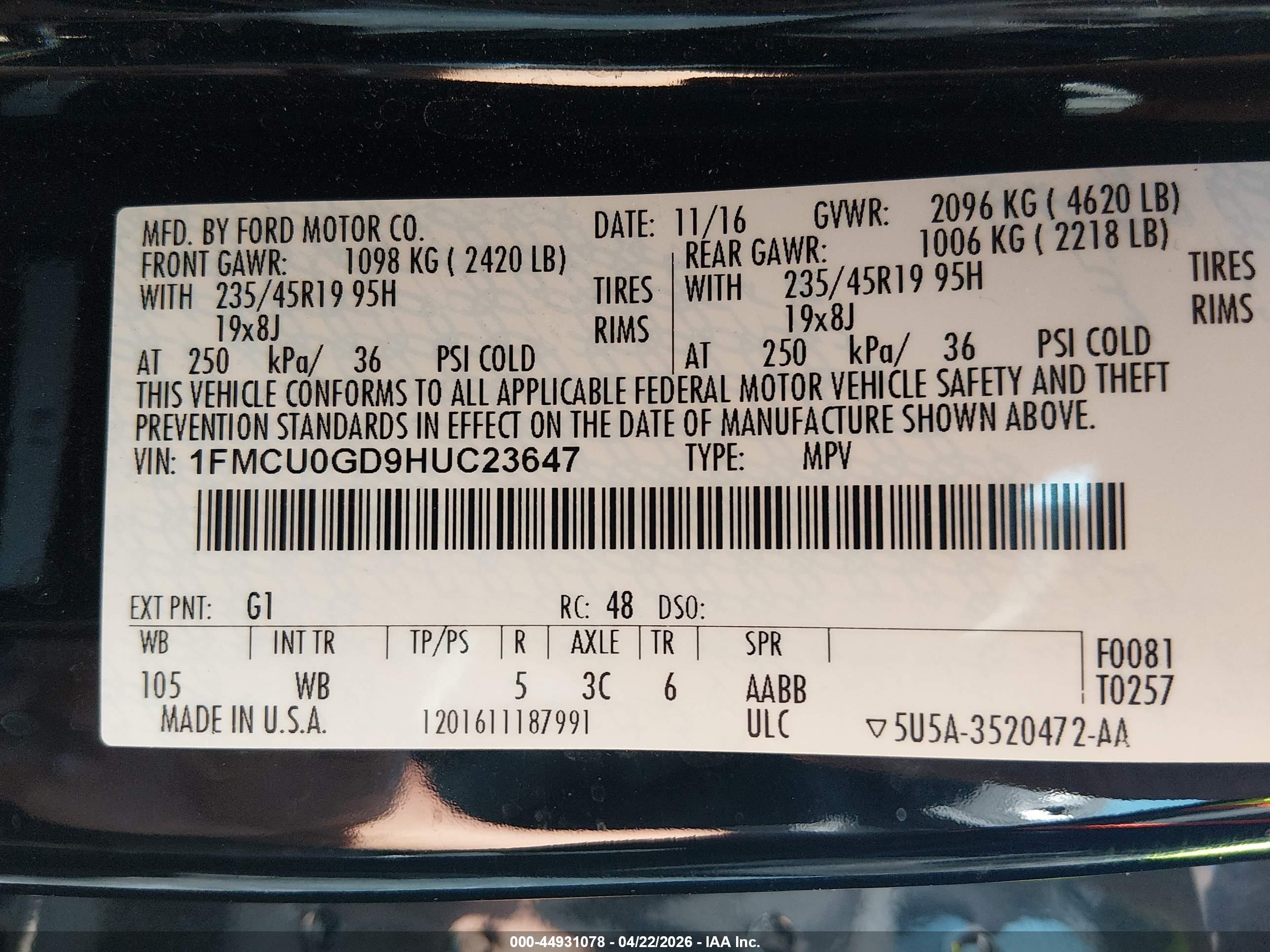 FORD ESCAPE image 9