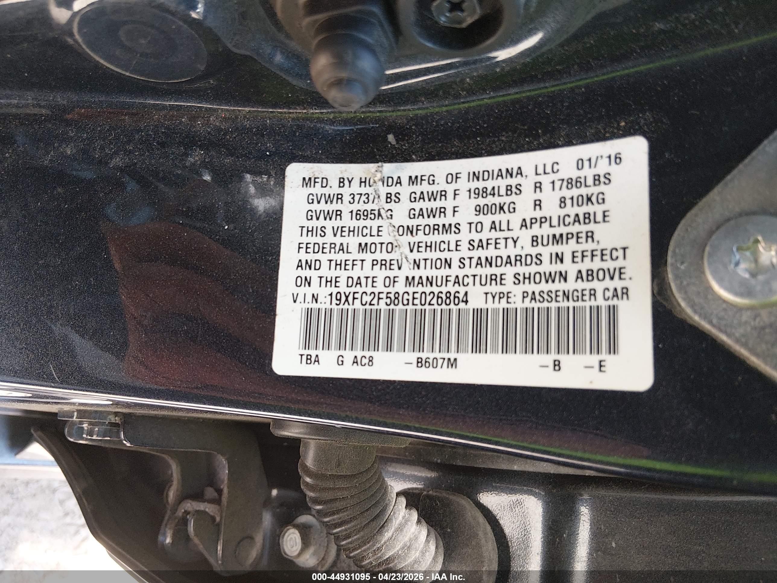 HONDA CIVIC image 9