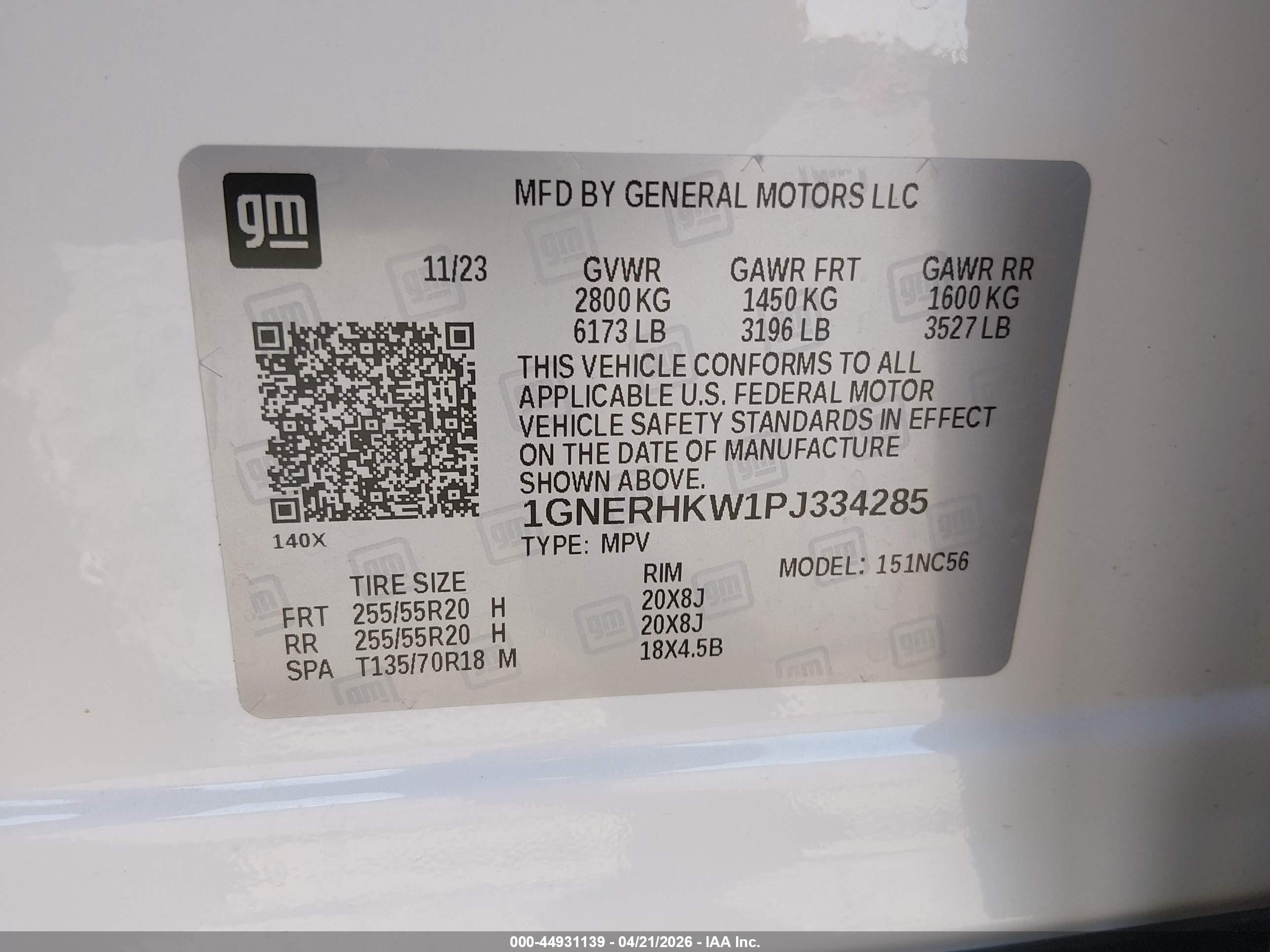 CHEVROLET TRAVERSE image 9