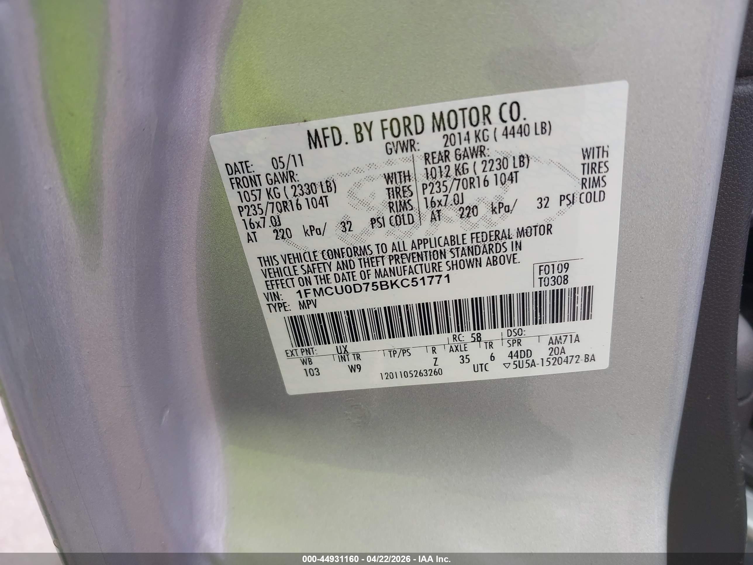 FORD ESCAPE image 9