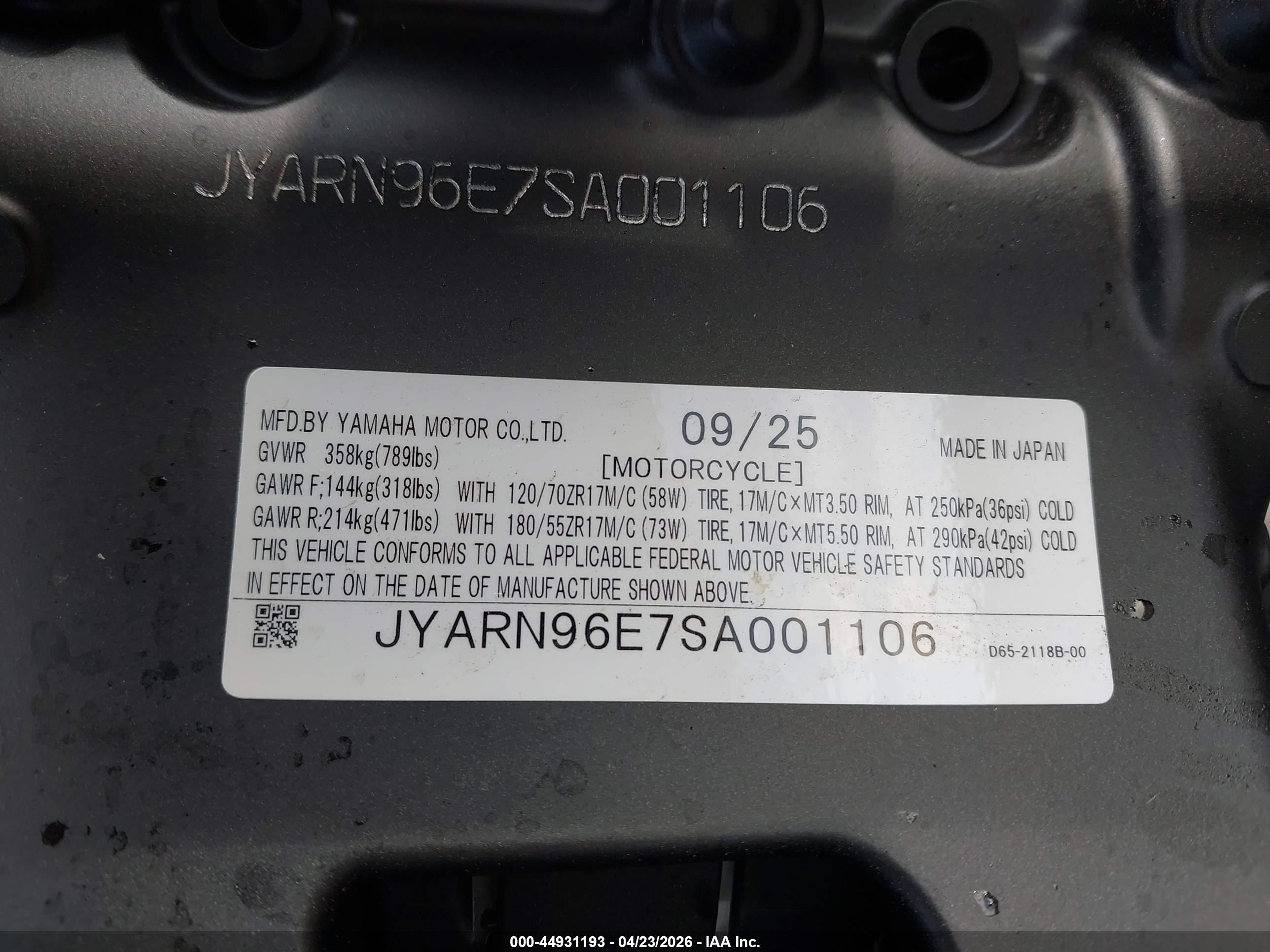 YAMAHA MTM890 image 10