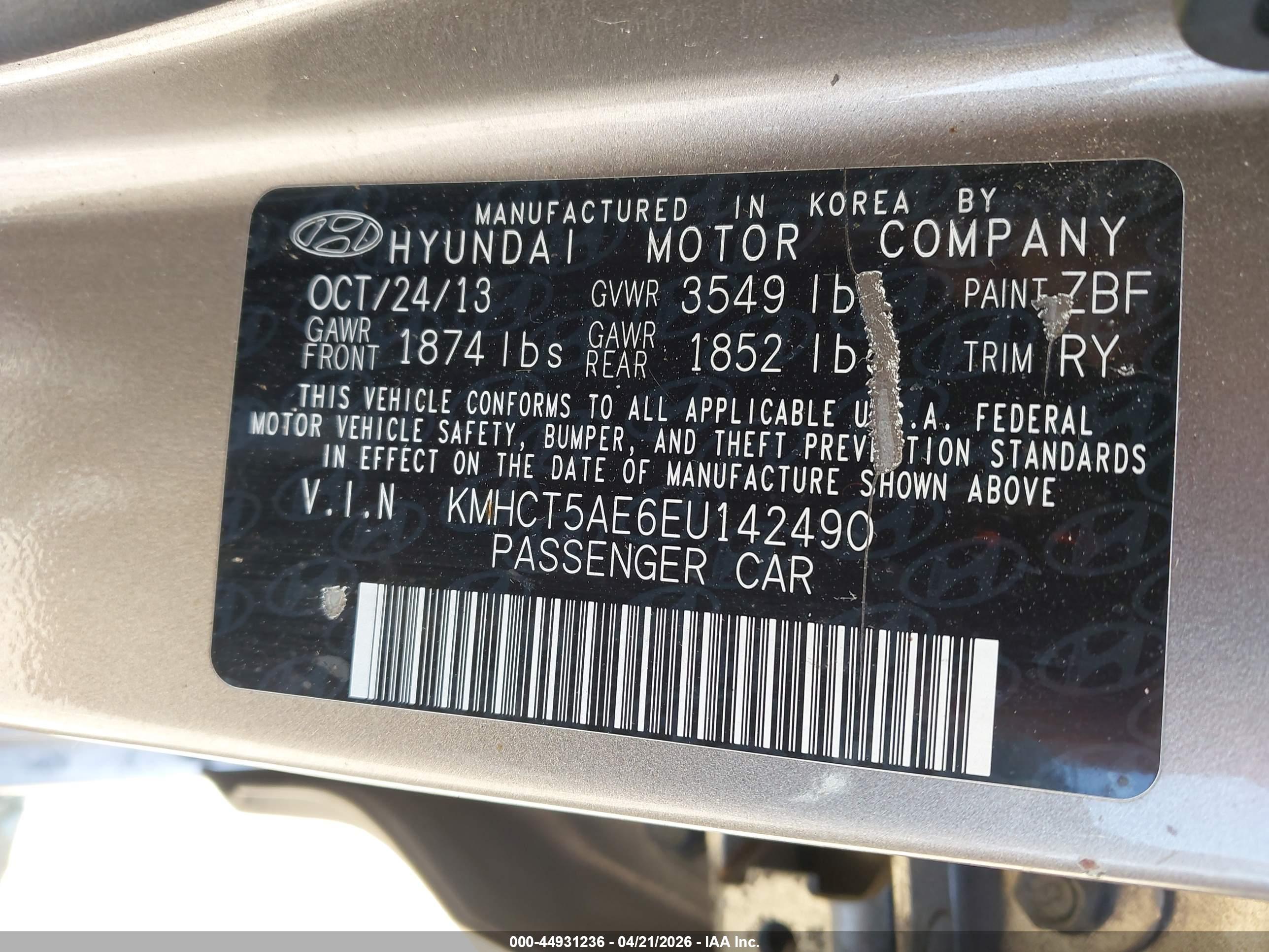 HYUNDAI ACCENT image 9
