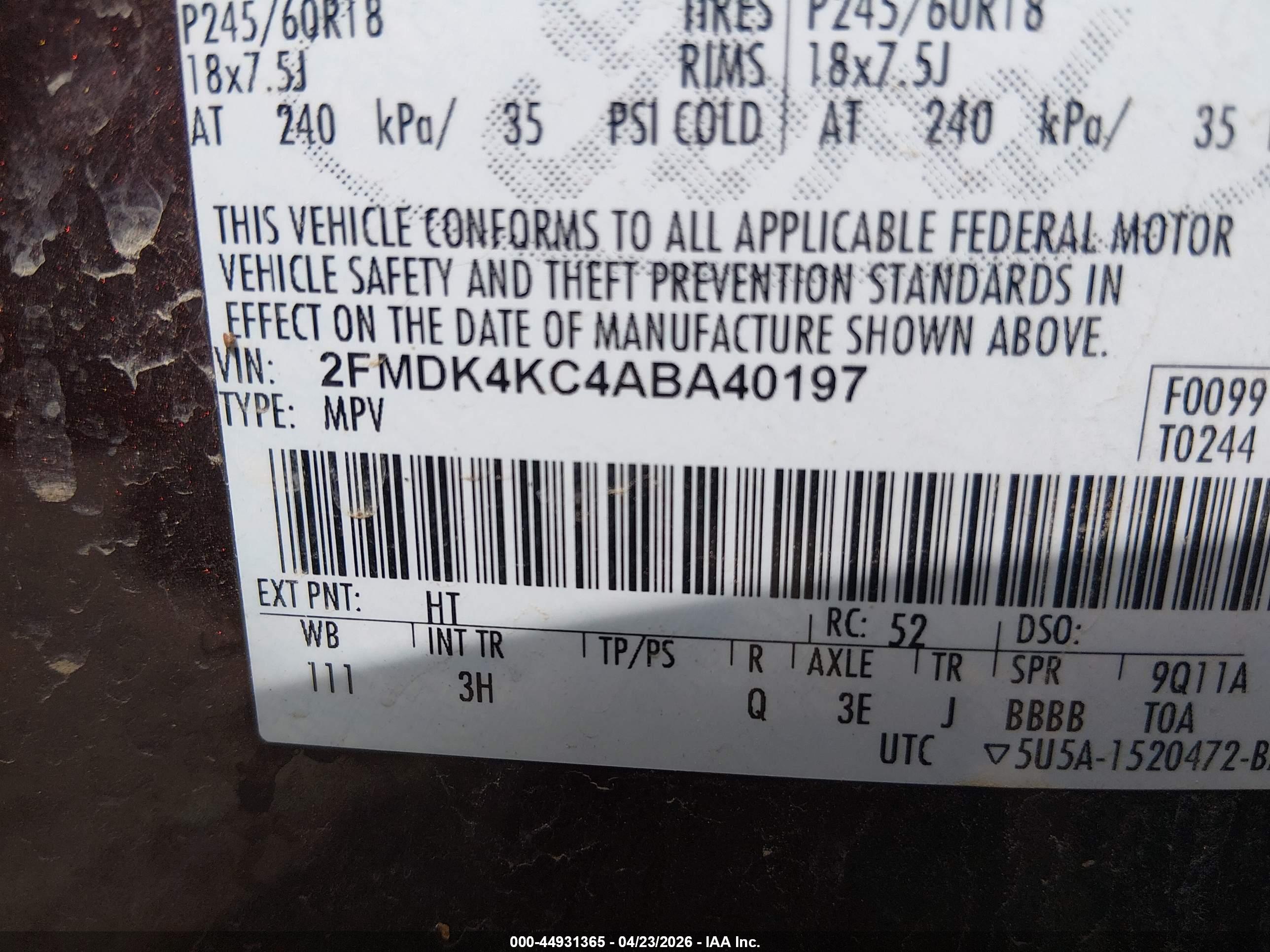FORD EDGE image 9