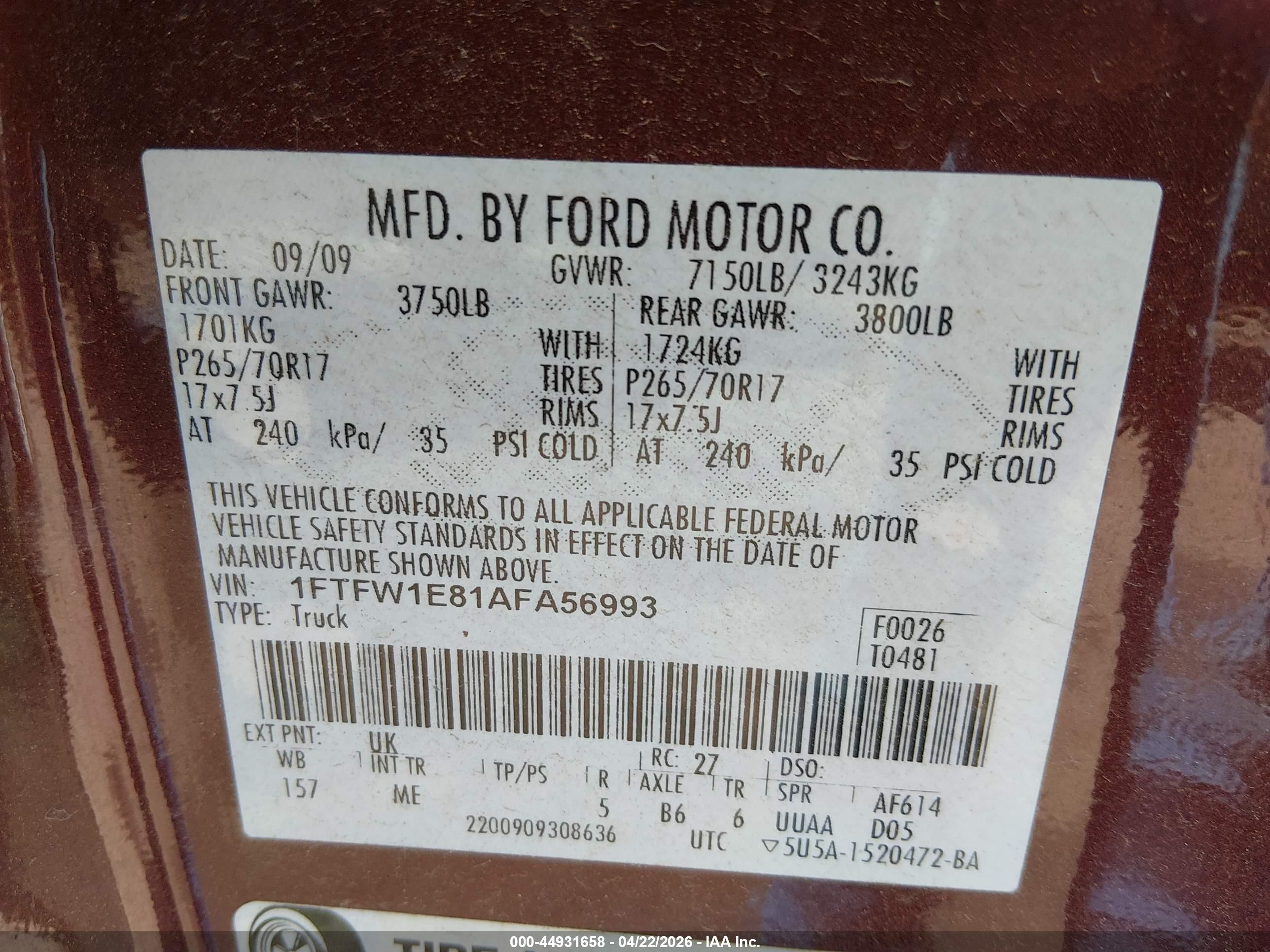 FORD F-150 image 9