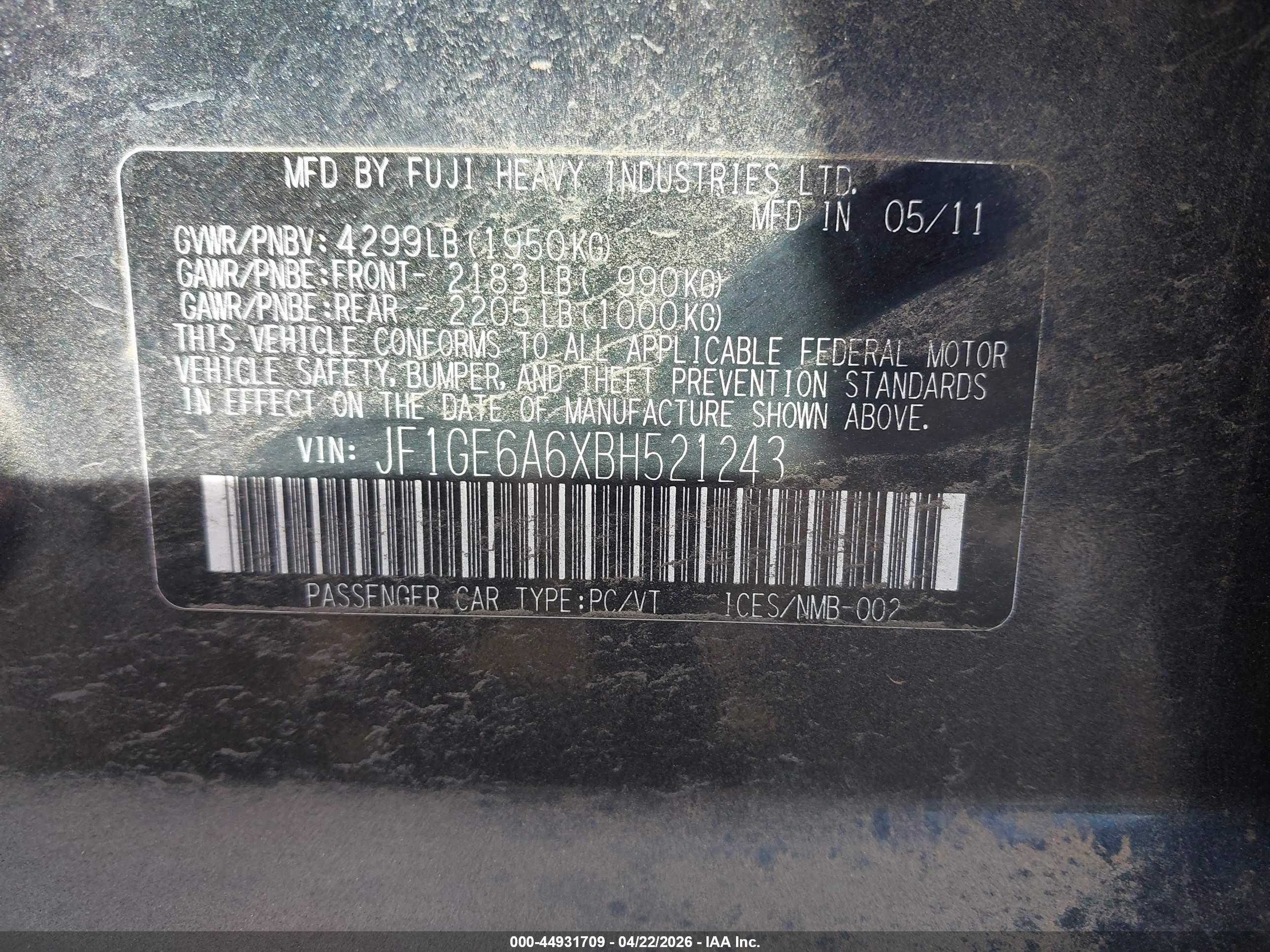 SUBARU IMPREZA image 9