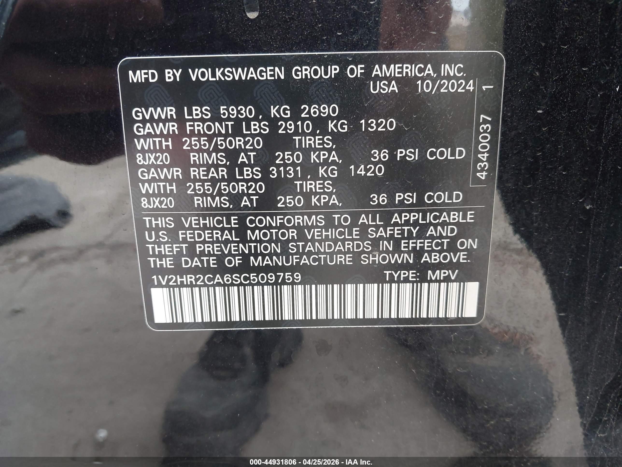VOLKSWAGEN ATLAS image 9