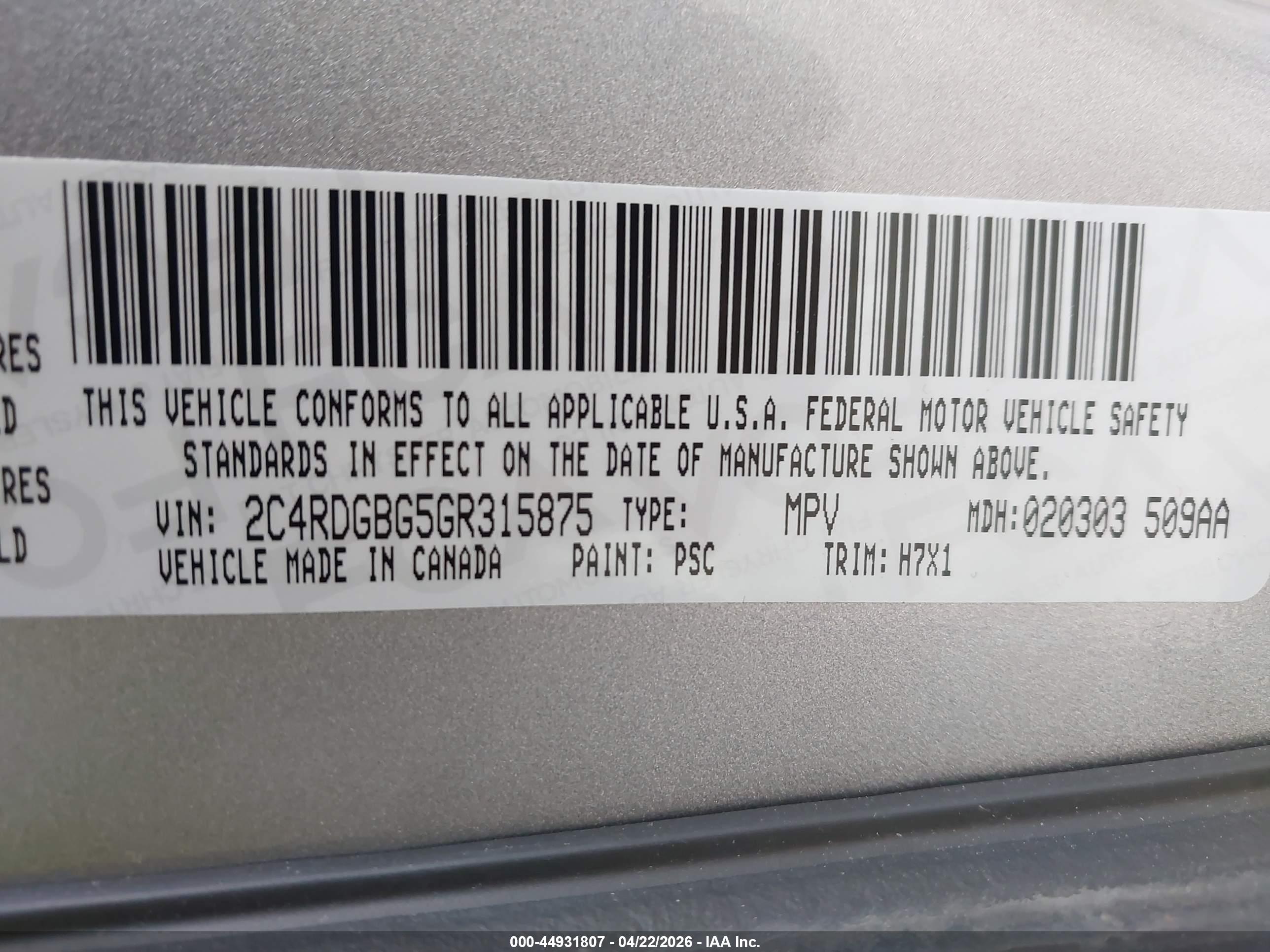 DODGE GRAND image 9