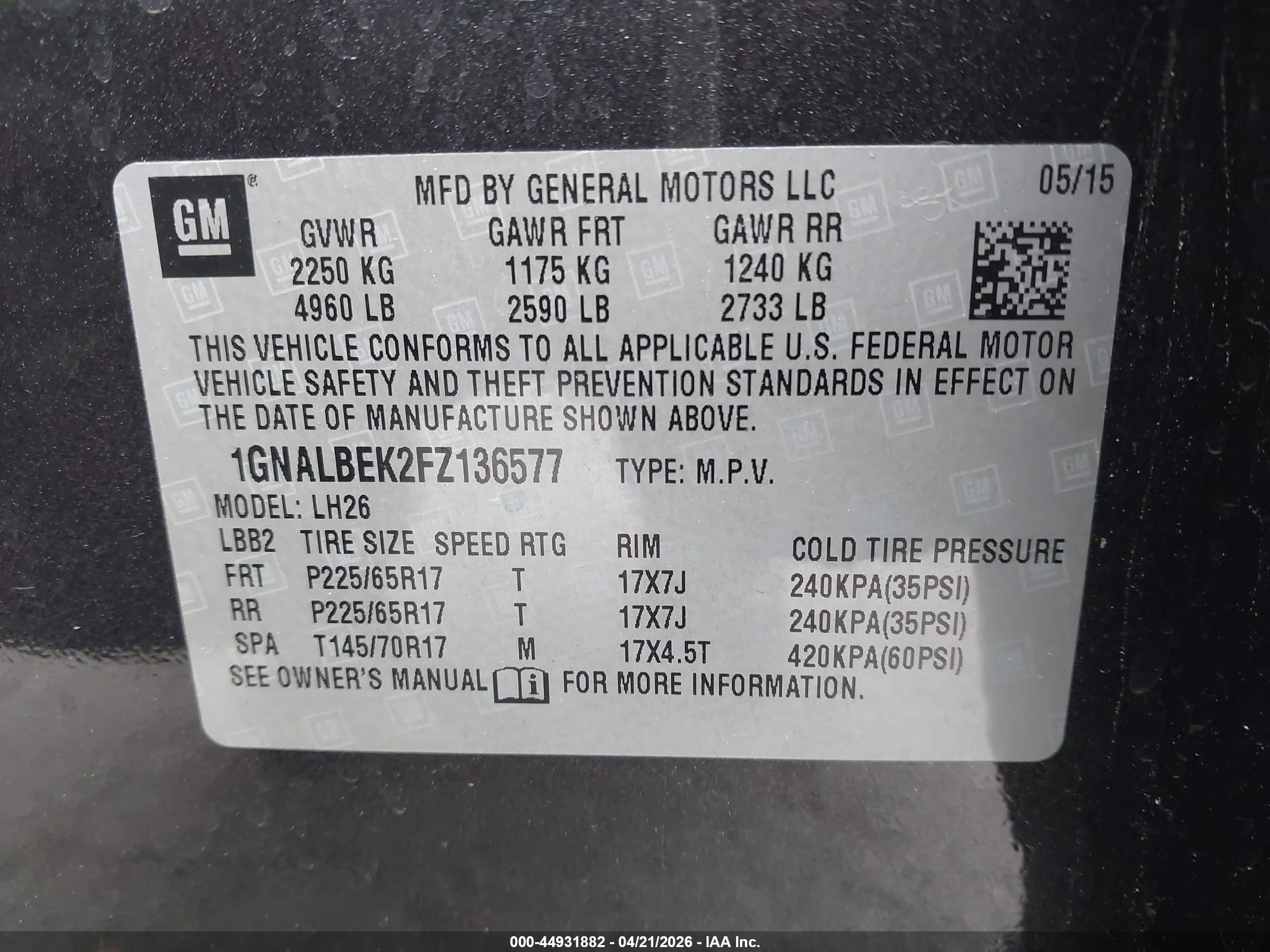 CHEVROLET EQUINOX image 9