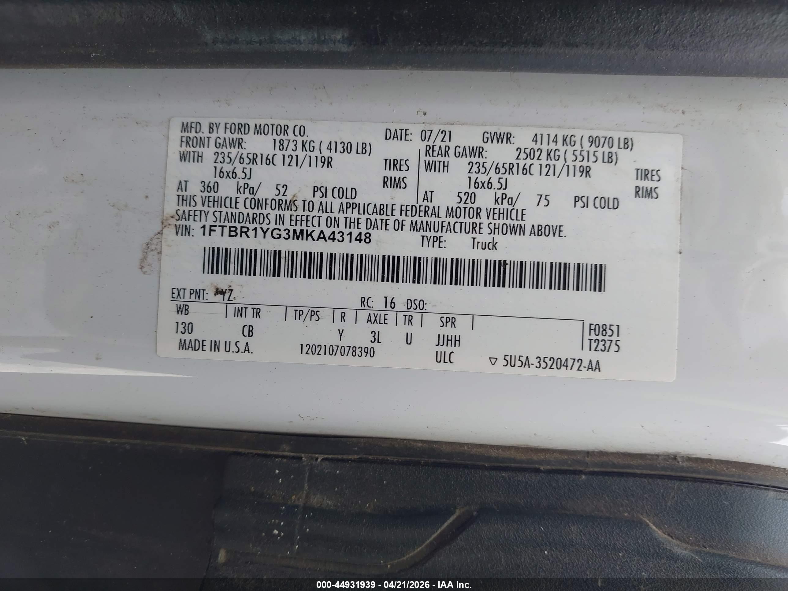 FORD TRANSIT-250 image 9
