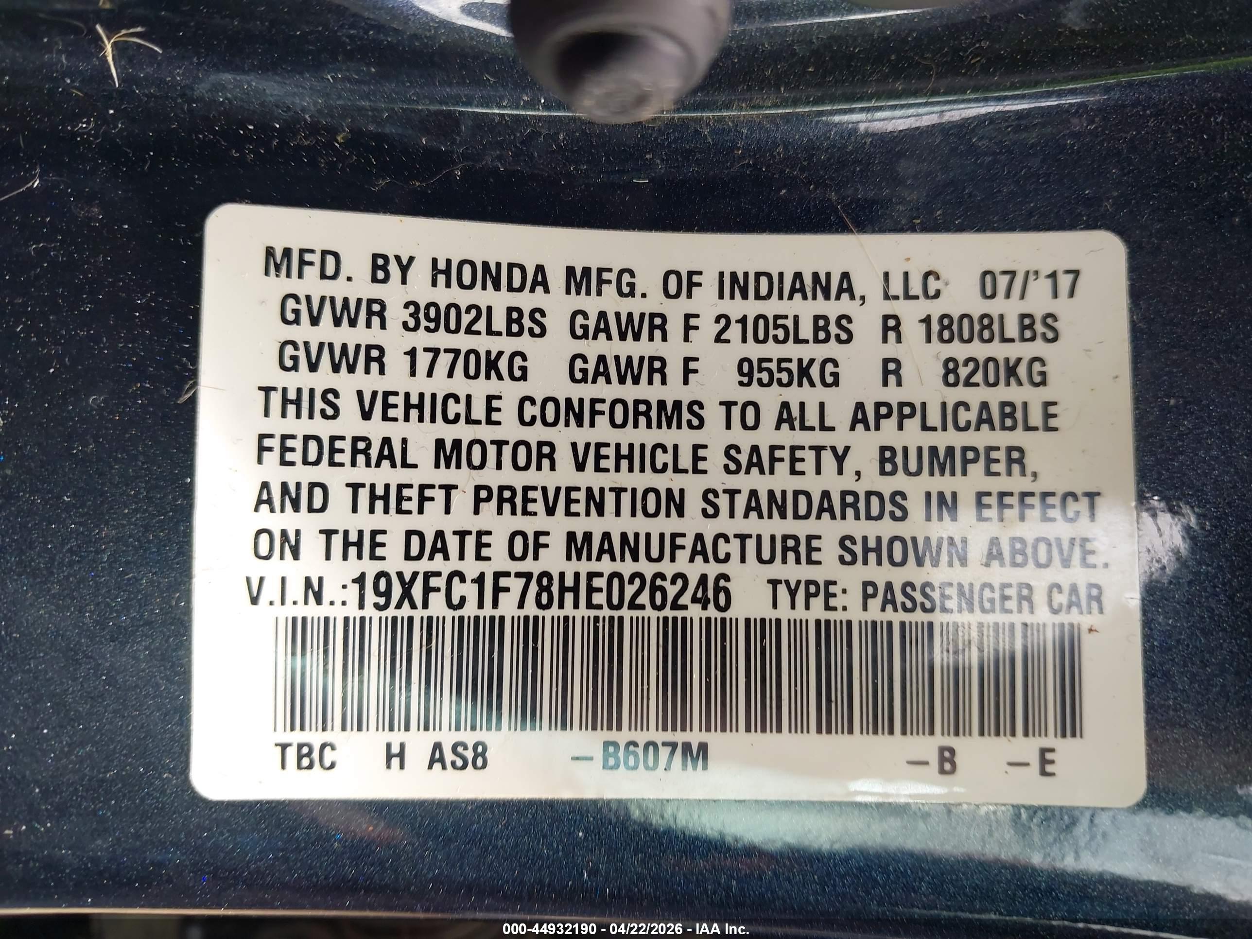 HONDA CIVIC image 9