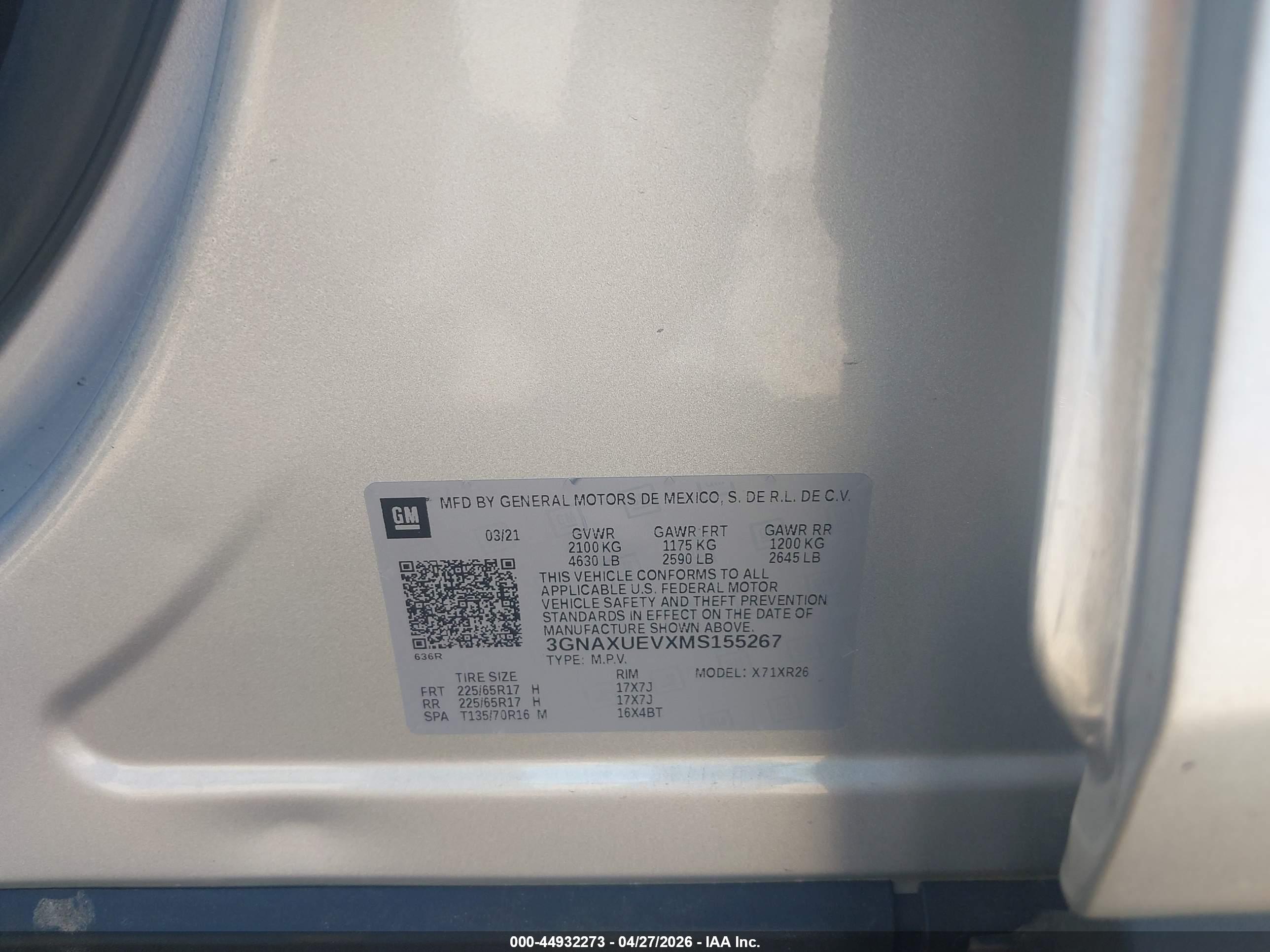 CHEVROLET EQUINOX image 9