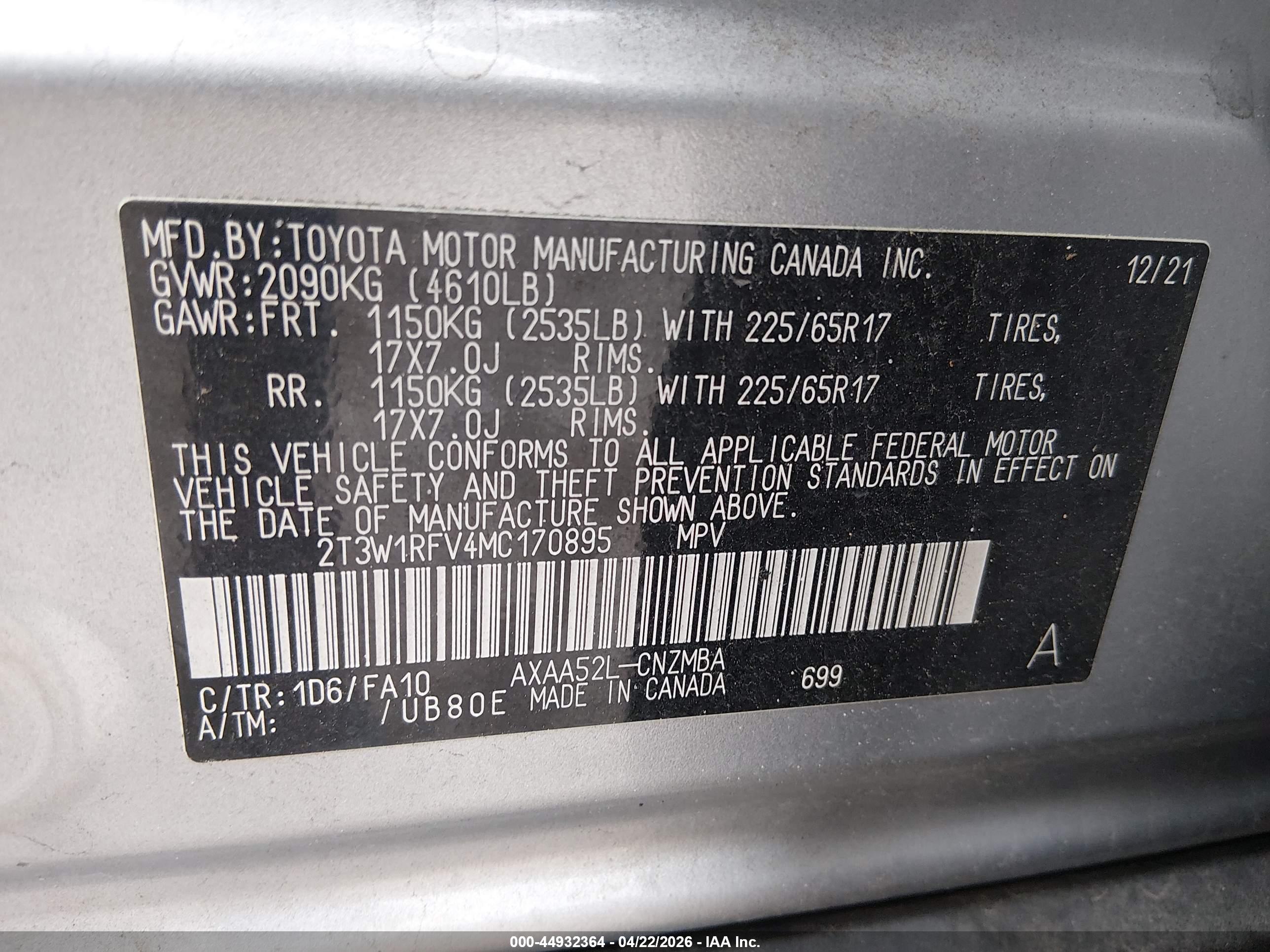 TOYOTA RAV4 image 9