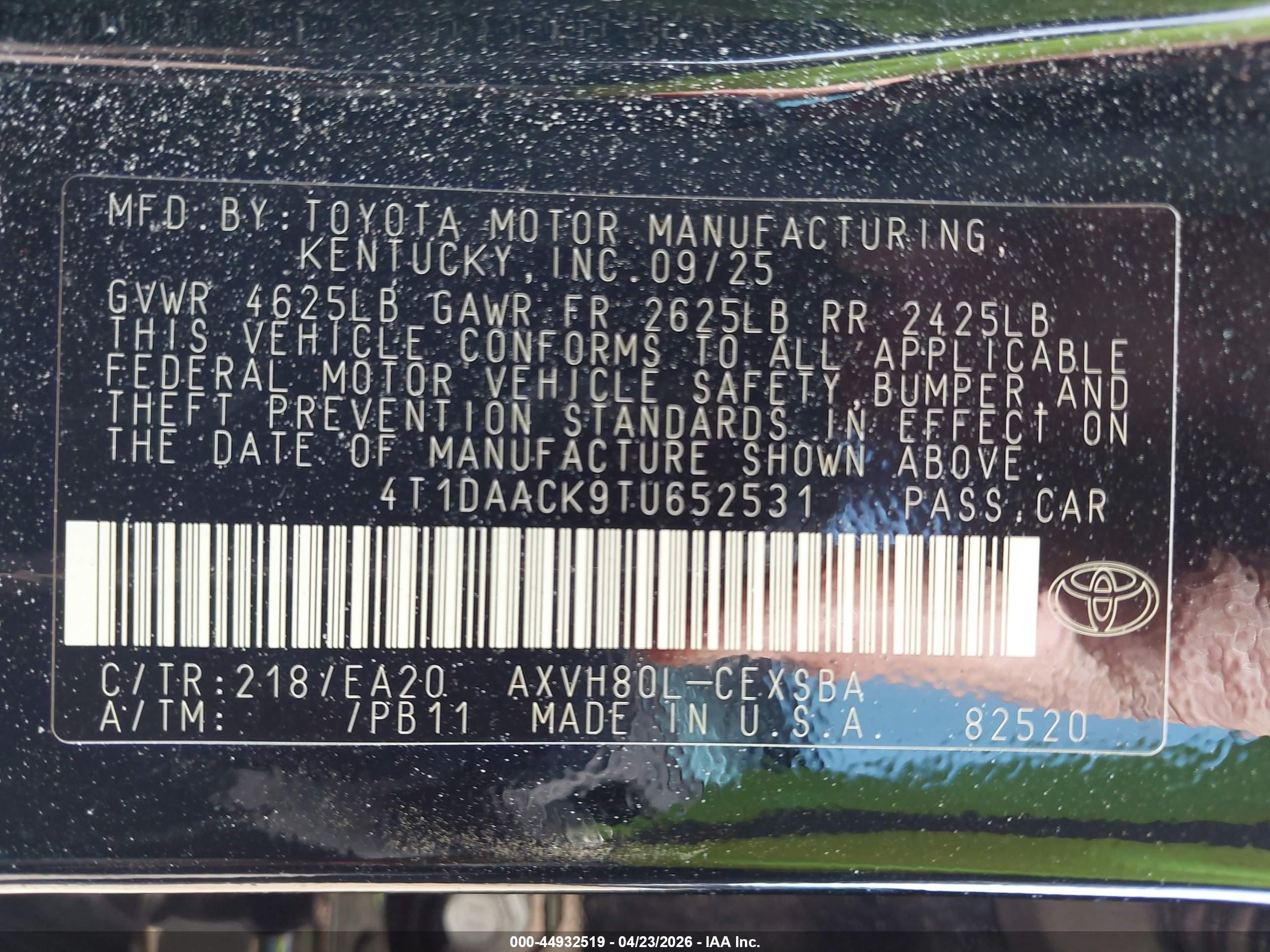TOYOTA CAMRY image 9