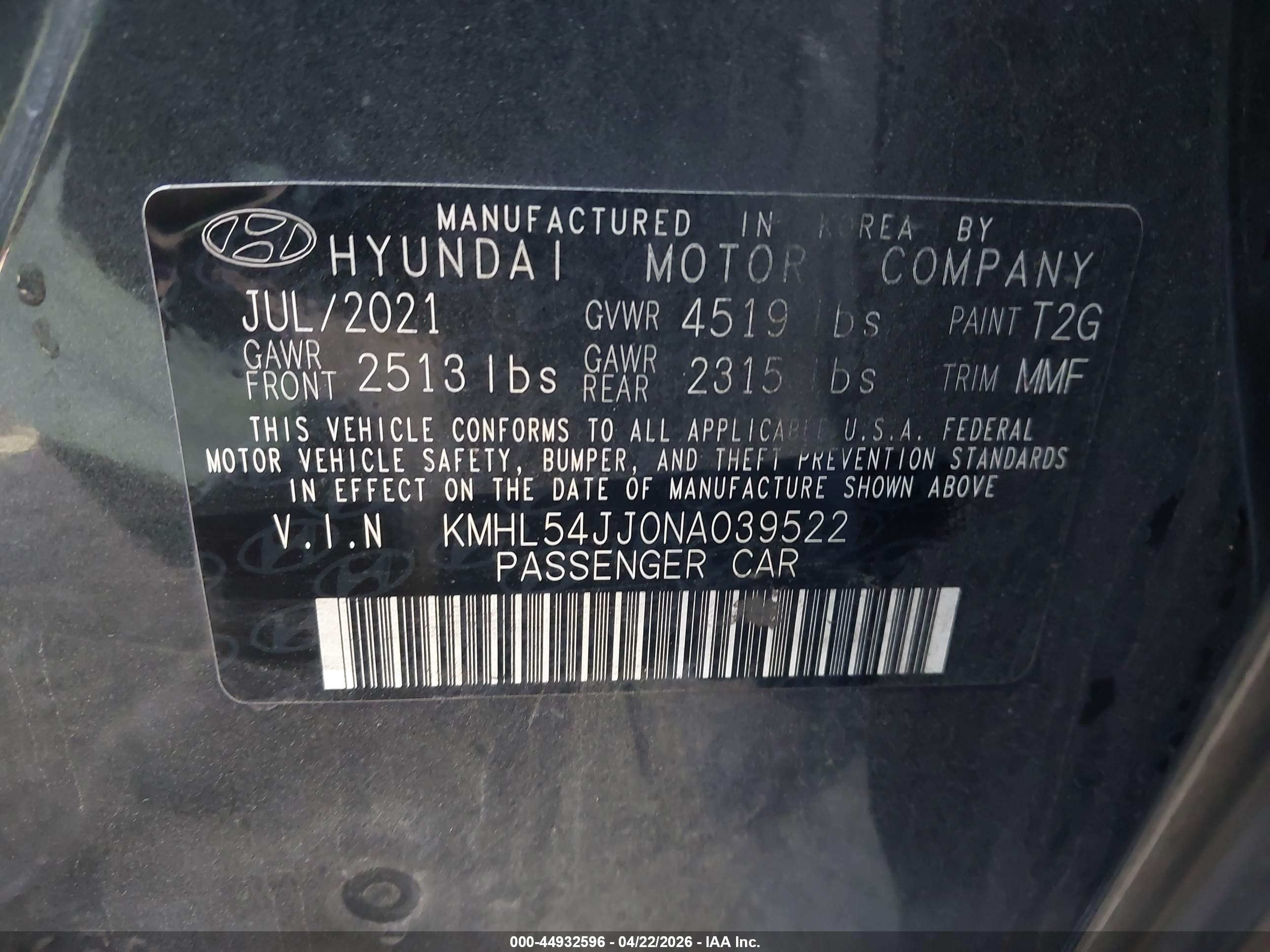 HYUNDAI SONATA image 9