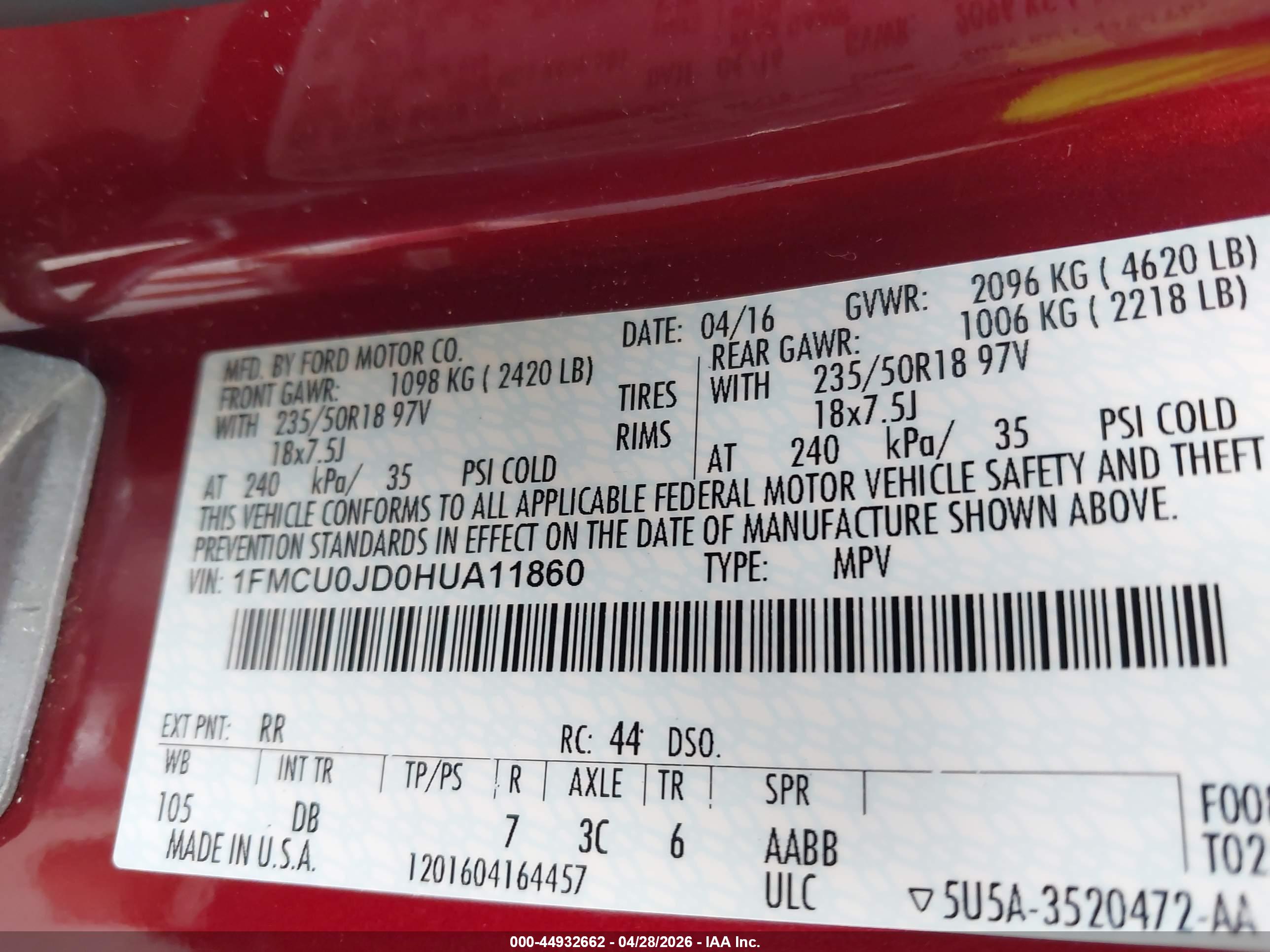 FORD ESCAPE image 9